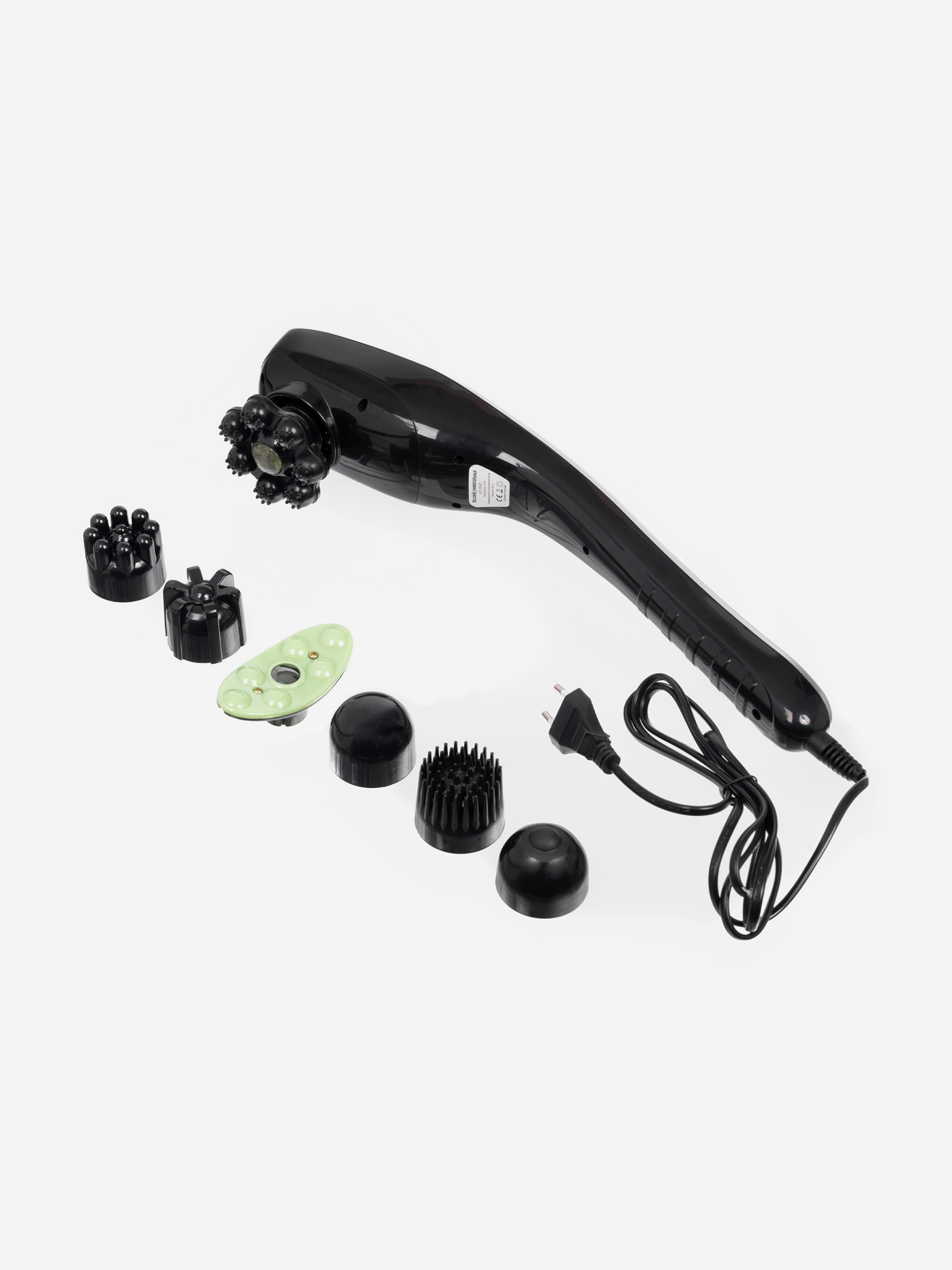 Изображение товара Массажёр универсальный с дисплеем и 7 сменными насадками