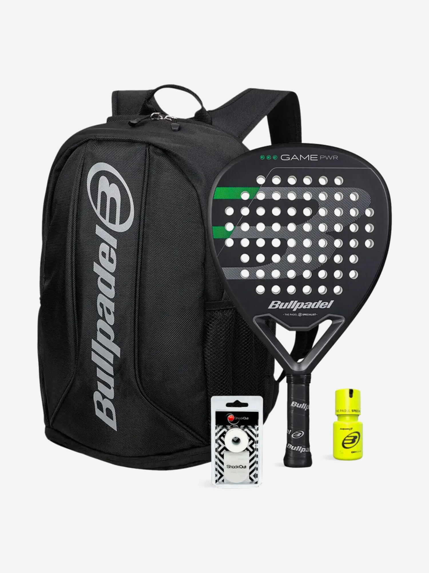 Изображение товара Комплект BULLPDEL GAME PWR BAG AVANT 2 DRY GRIP для падел-тенниса