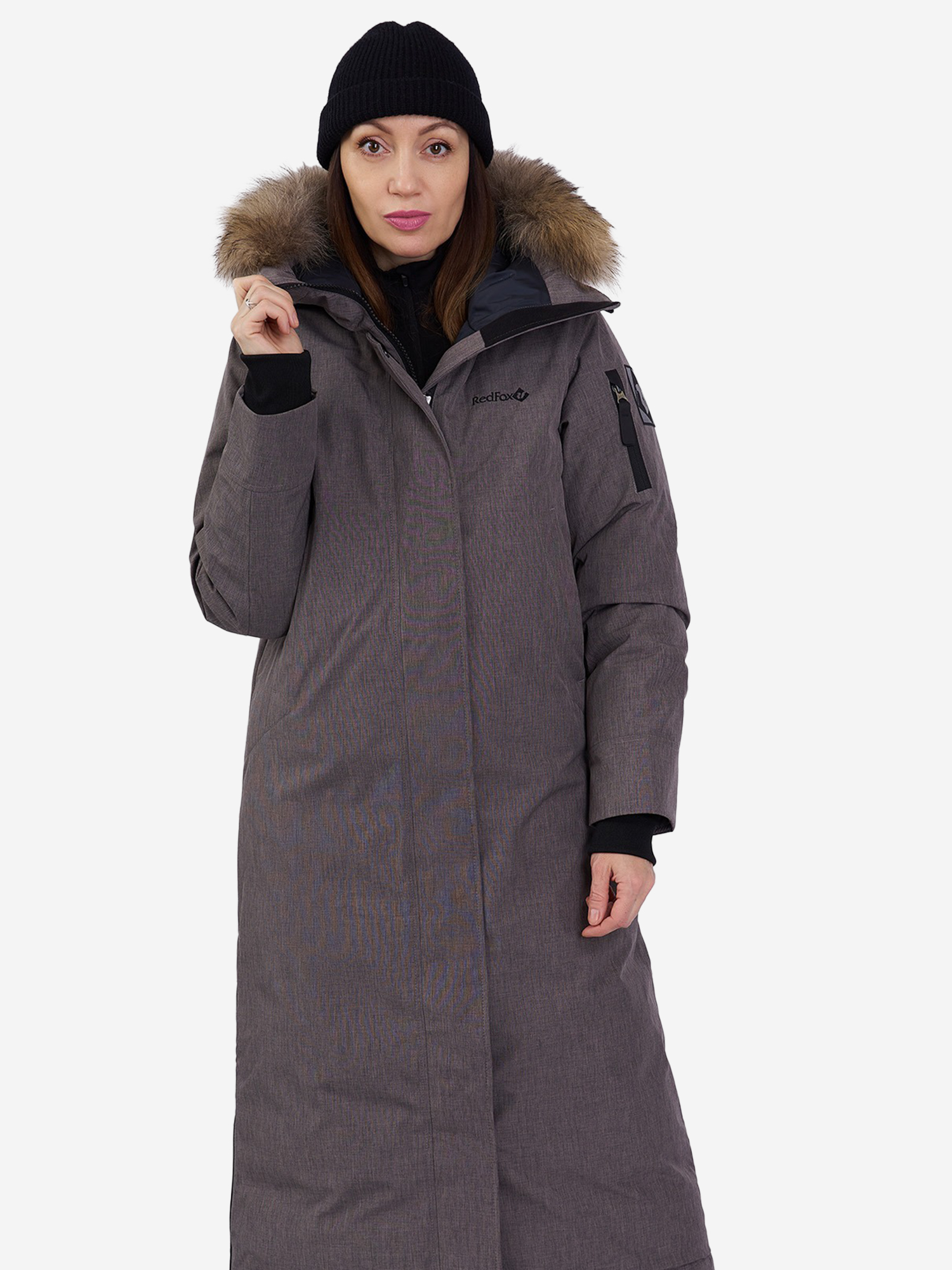 Изображение товара Женское пуховое пальто Red Fox Aurora III DF с мехом и съемной опушкой