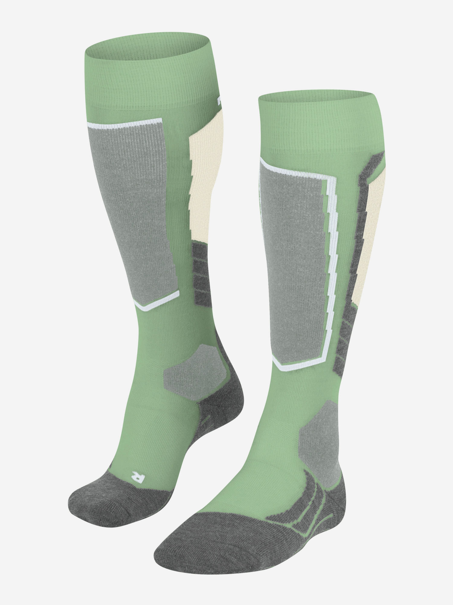 Женские спортивные гольфы FALKE, Зеленый брюки карго женские с молниями mist base р xl зеленый