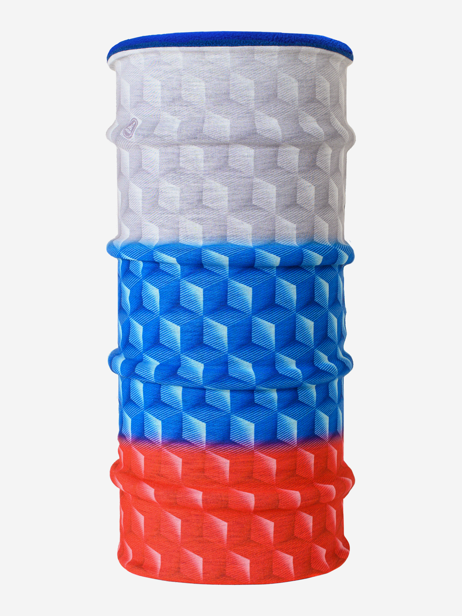 Изображение товара Бафф Aucrux REVERSIBLE-27.5RBL, универсальный шарф для активного отдыха