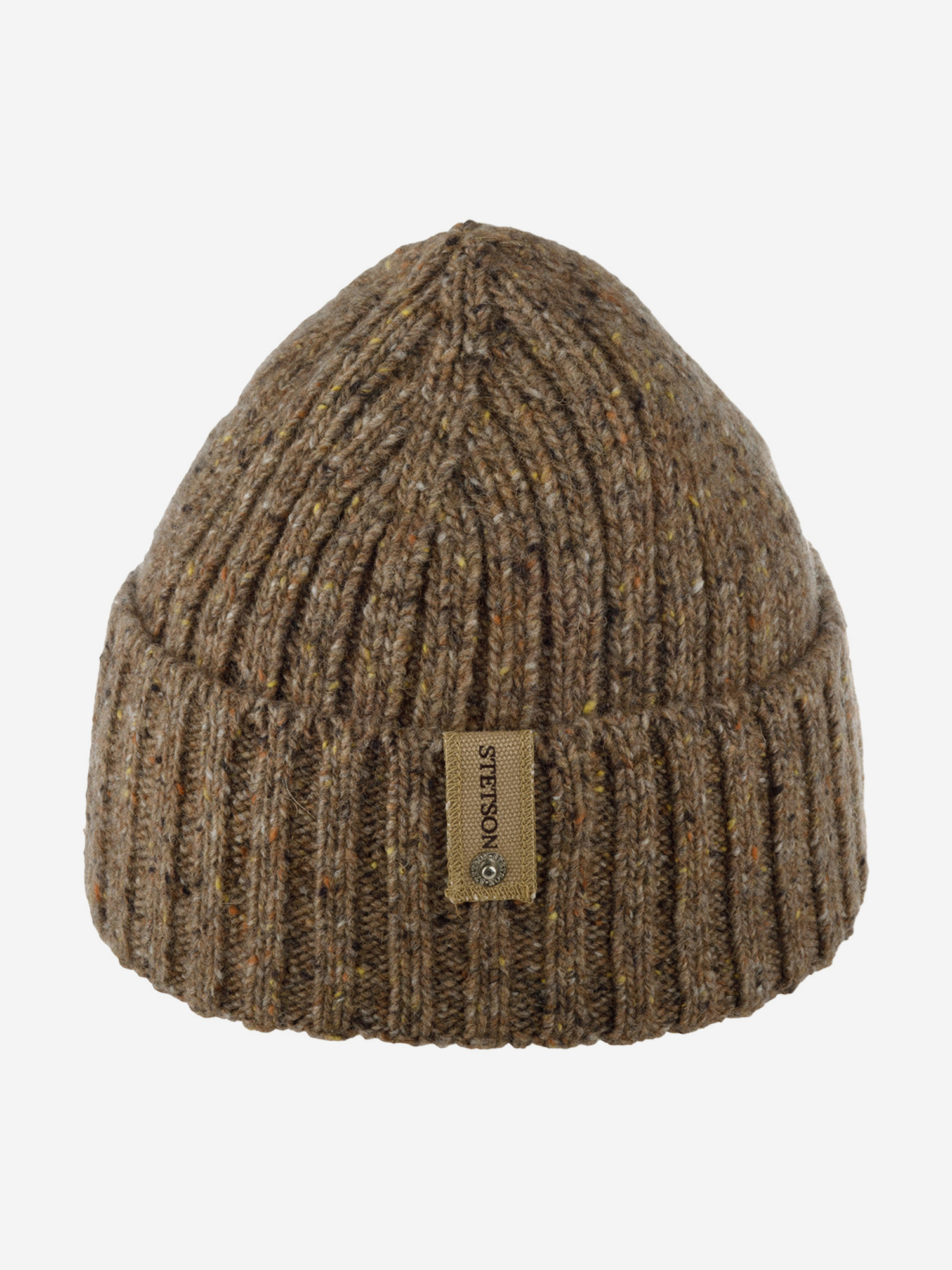 Шапка с отворотом STETSON 8599384 BEANIE DONEGAL WOOL (коричневый), Коричневый 02-862XDOXS9Z-15, размер Без размера - фото 3