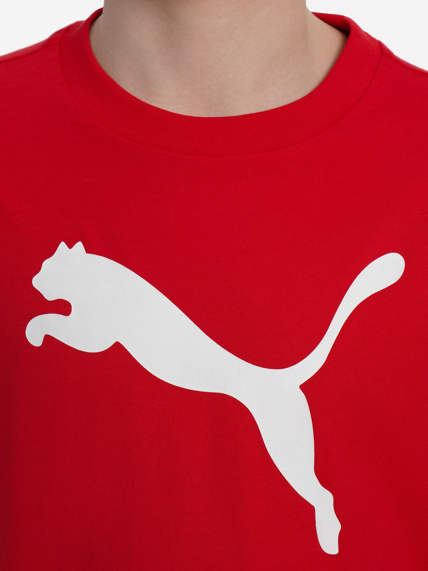 Футболка для мальчиков PUMA Ess Cat Logo, Красный 5