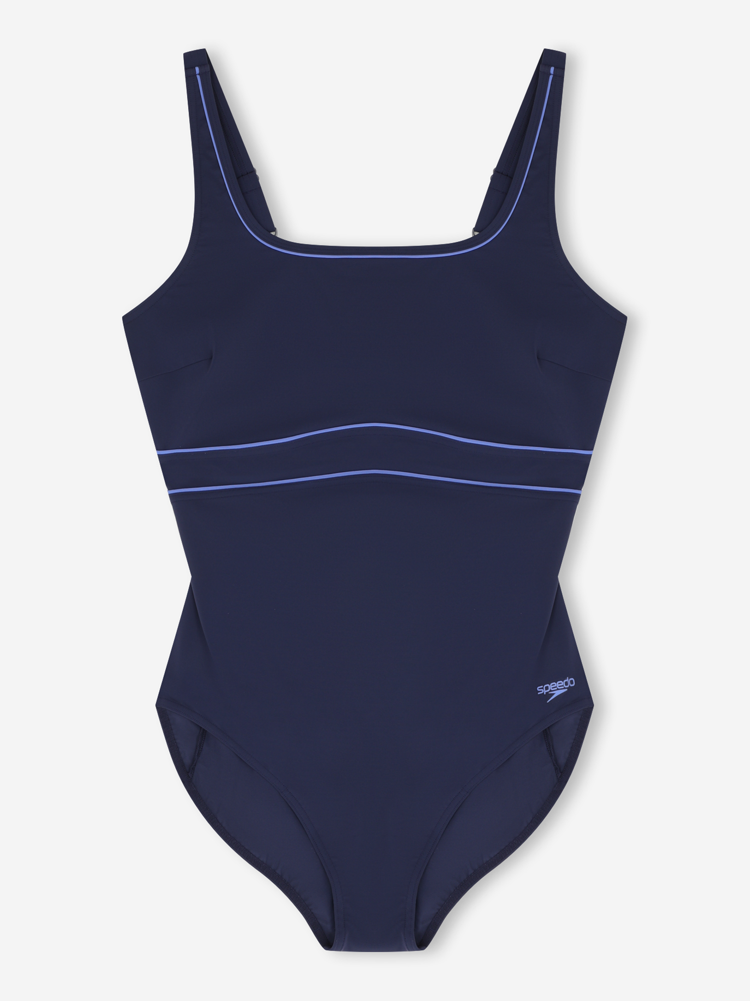 Купальник слитный женский Speedo Solid Contour Eclipse, Синий