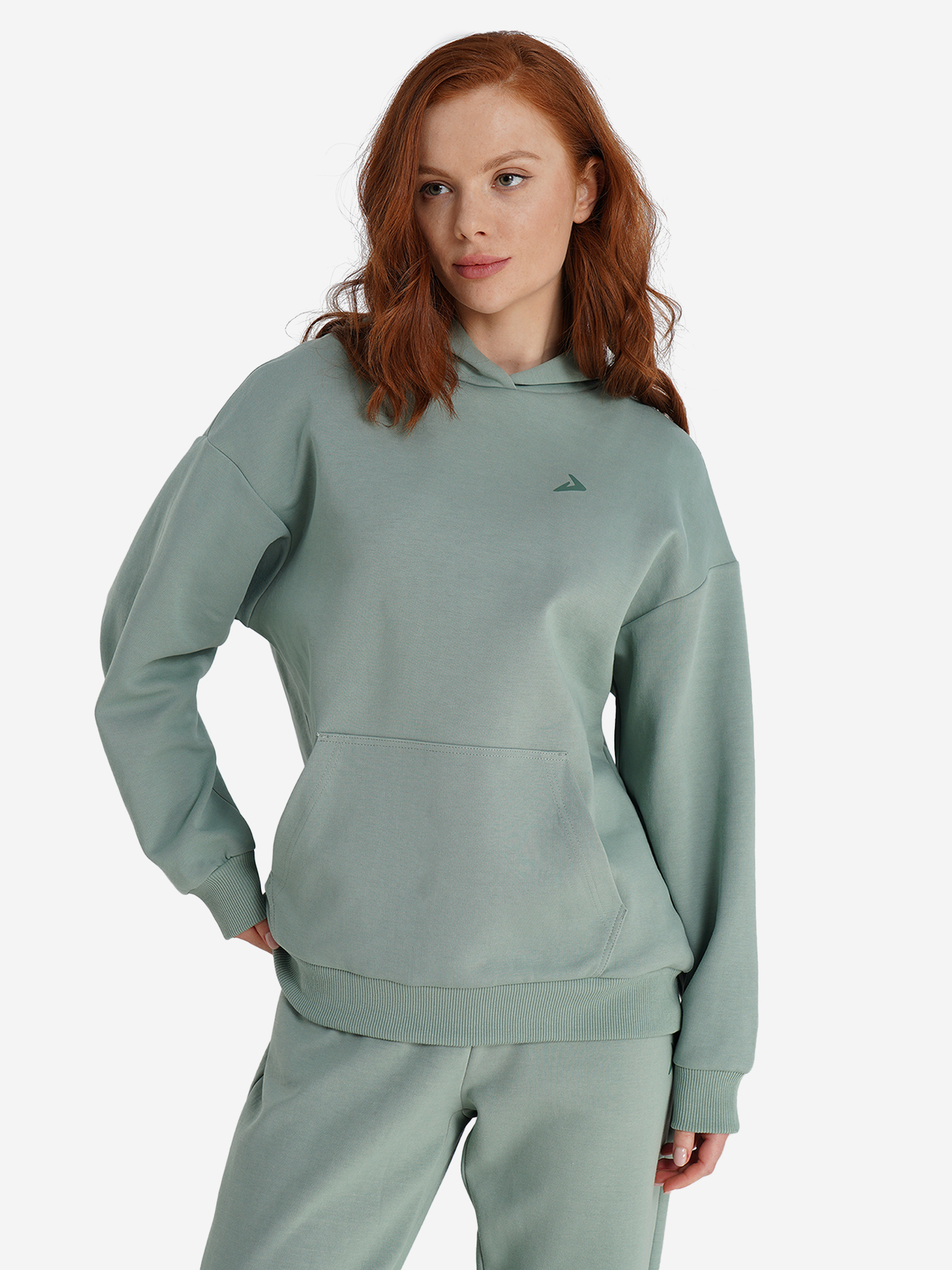 Худи Demix оверсайз, зеленый, арт. 125179dmx-n3