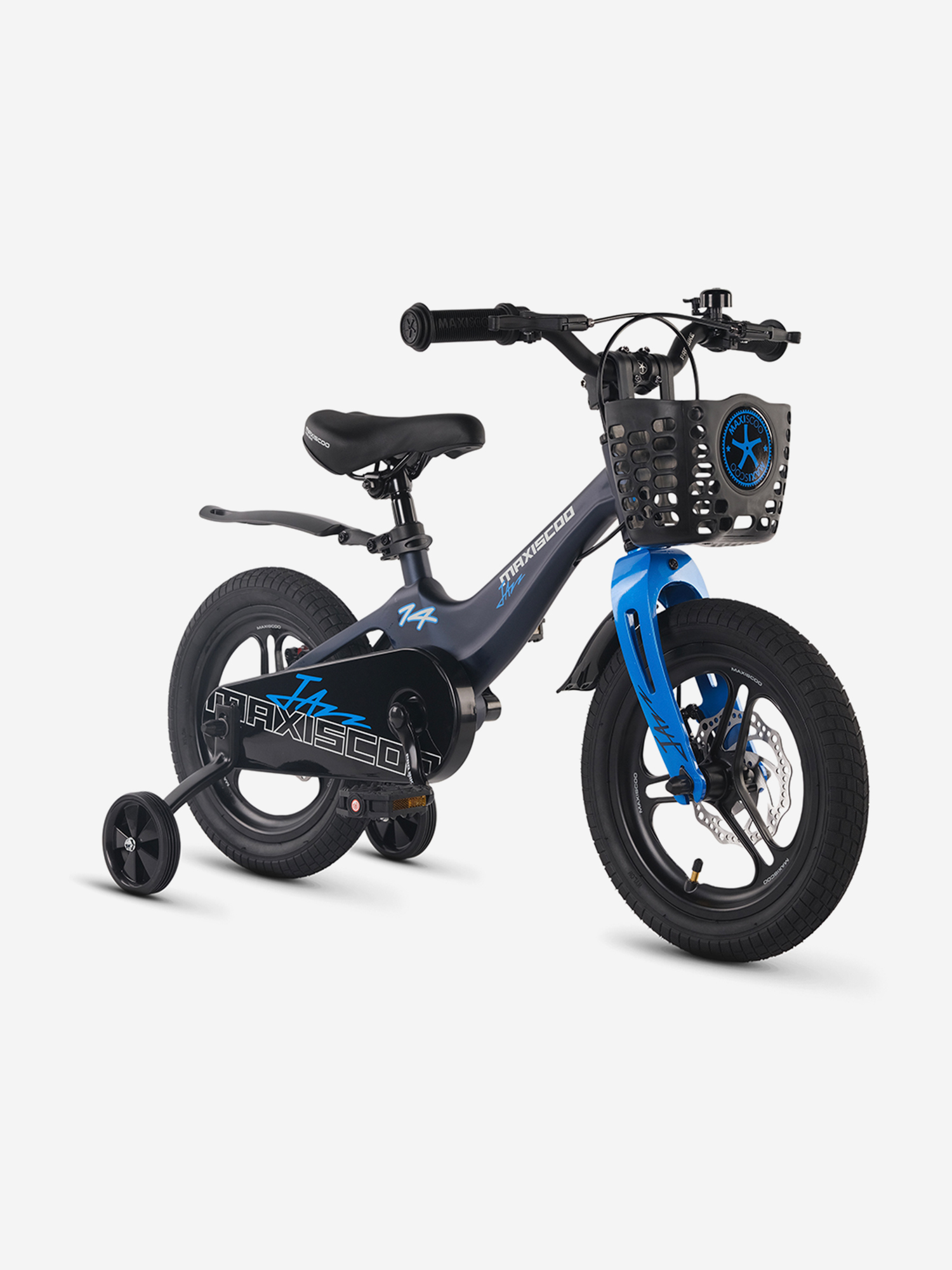 Изображение товара Велосипед детский Maxiscoo JAZZ PRO 14'' черный матовый, 2026