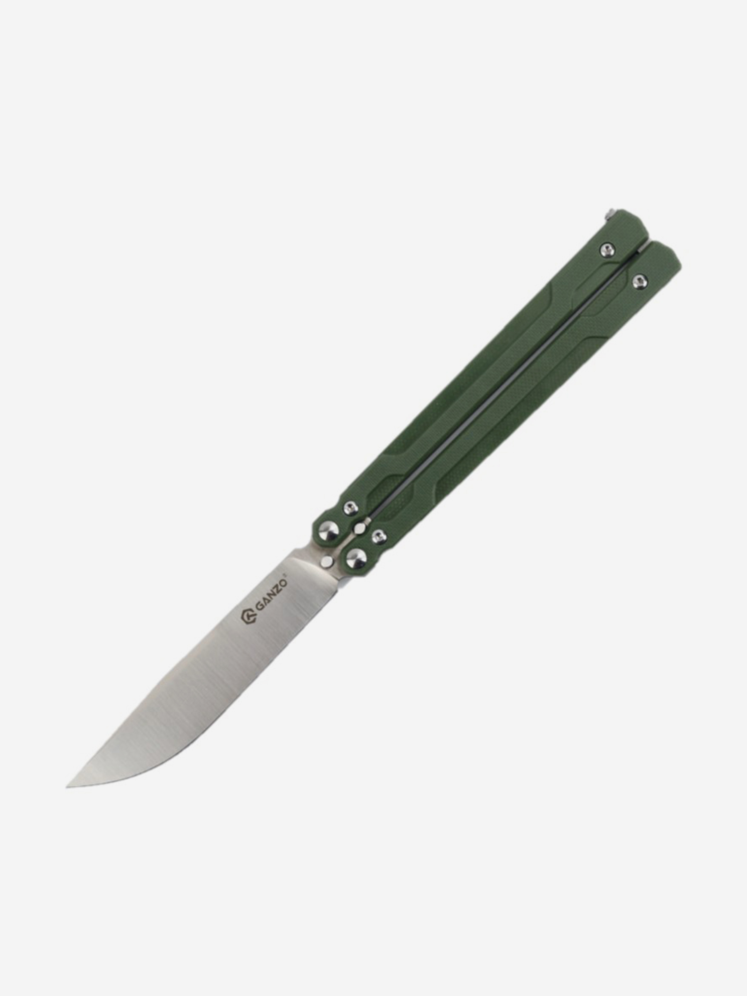 Нож-бабочка туристический Ganzo G766-GR, зеленый, Зеленый