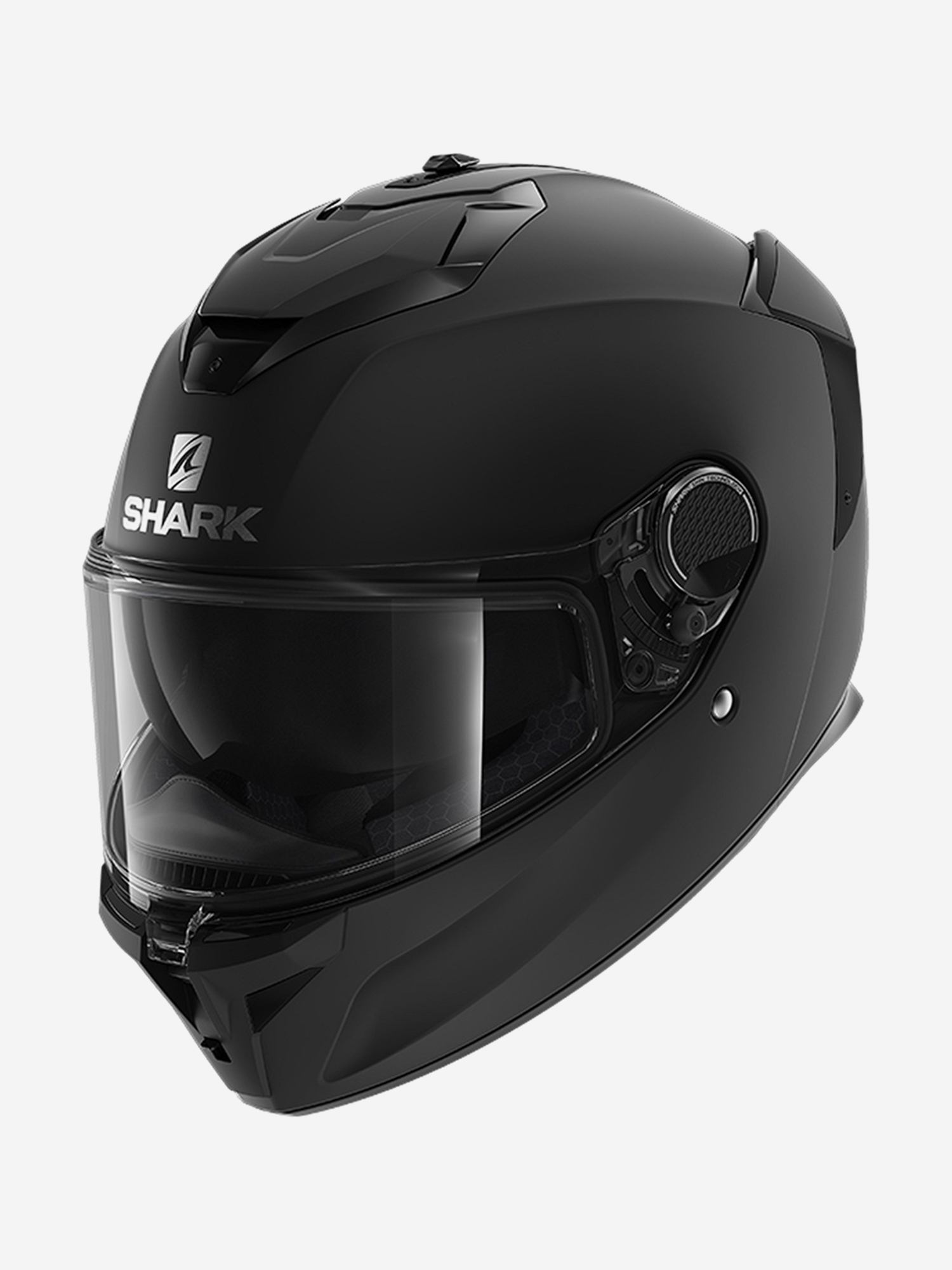 

Мотошлем интеграл SHARK SPARTAN GT BLANK BCL. MICR. MAT Black, Черный