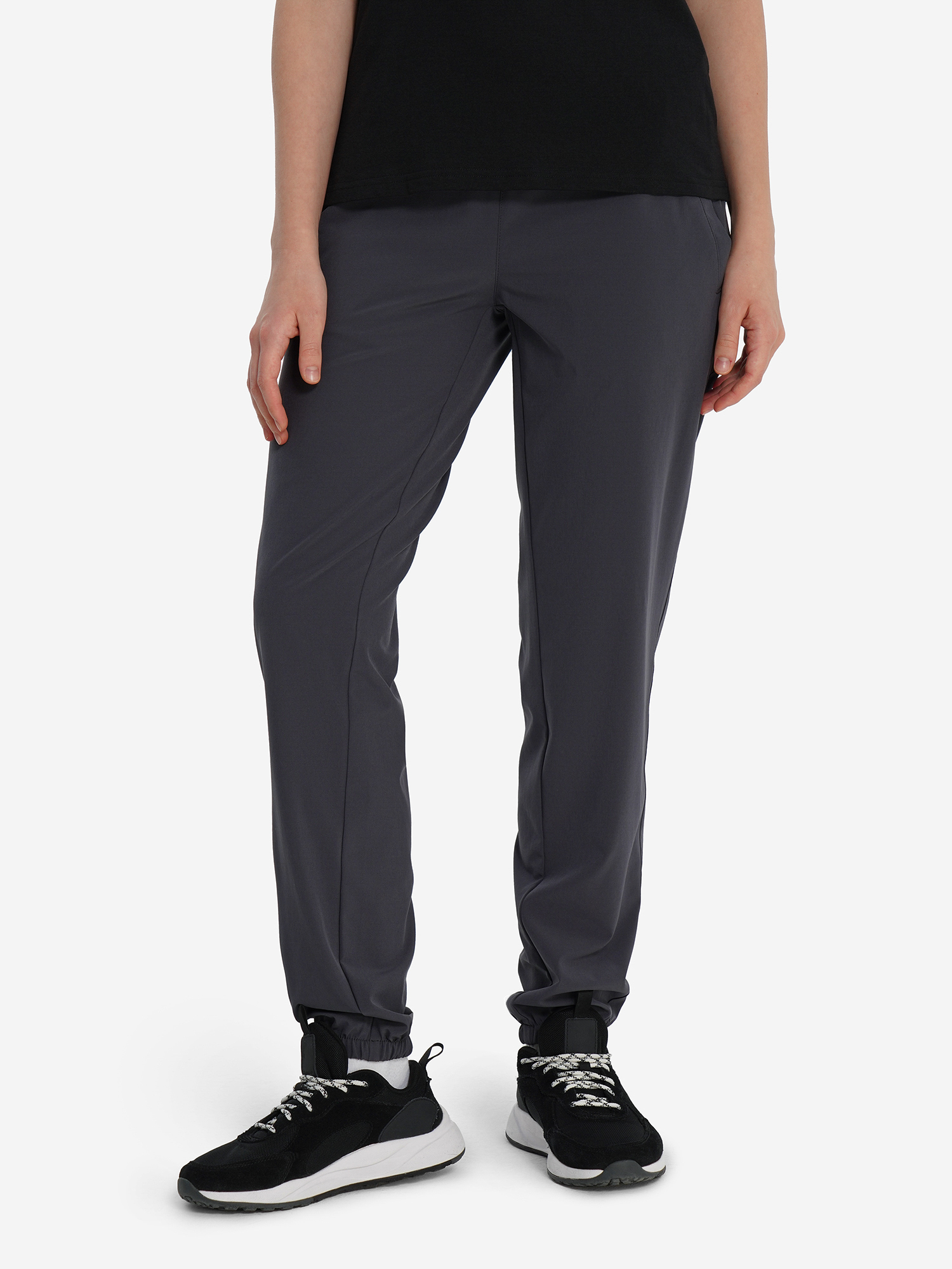 Изображение товара Женские брюки Outventure для активного отдыха и путешествий темно-серого цвета