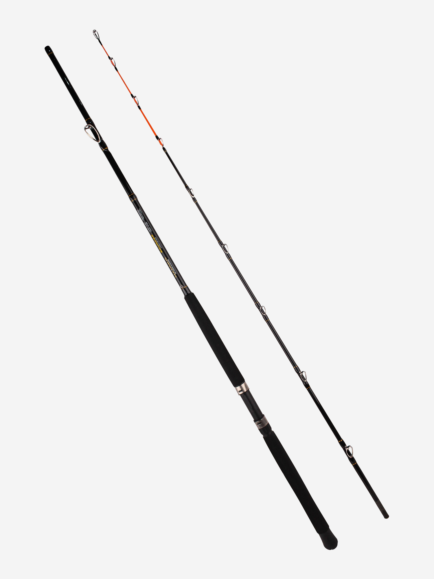 Изображение товара Удилище троллинговое Maximus BOUNCER GB Style 210H 2.10м 15-40Lb, Серый/Черный Изображение товара Удилище троллинговое Maximus BOUNCER GB Style 210H 2.10м 15-40Lb, Серый/Черный