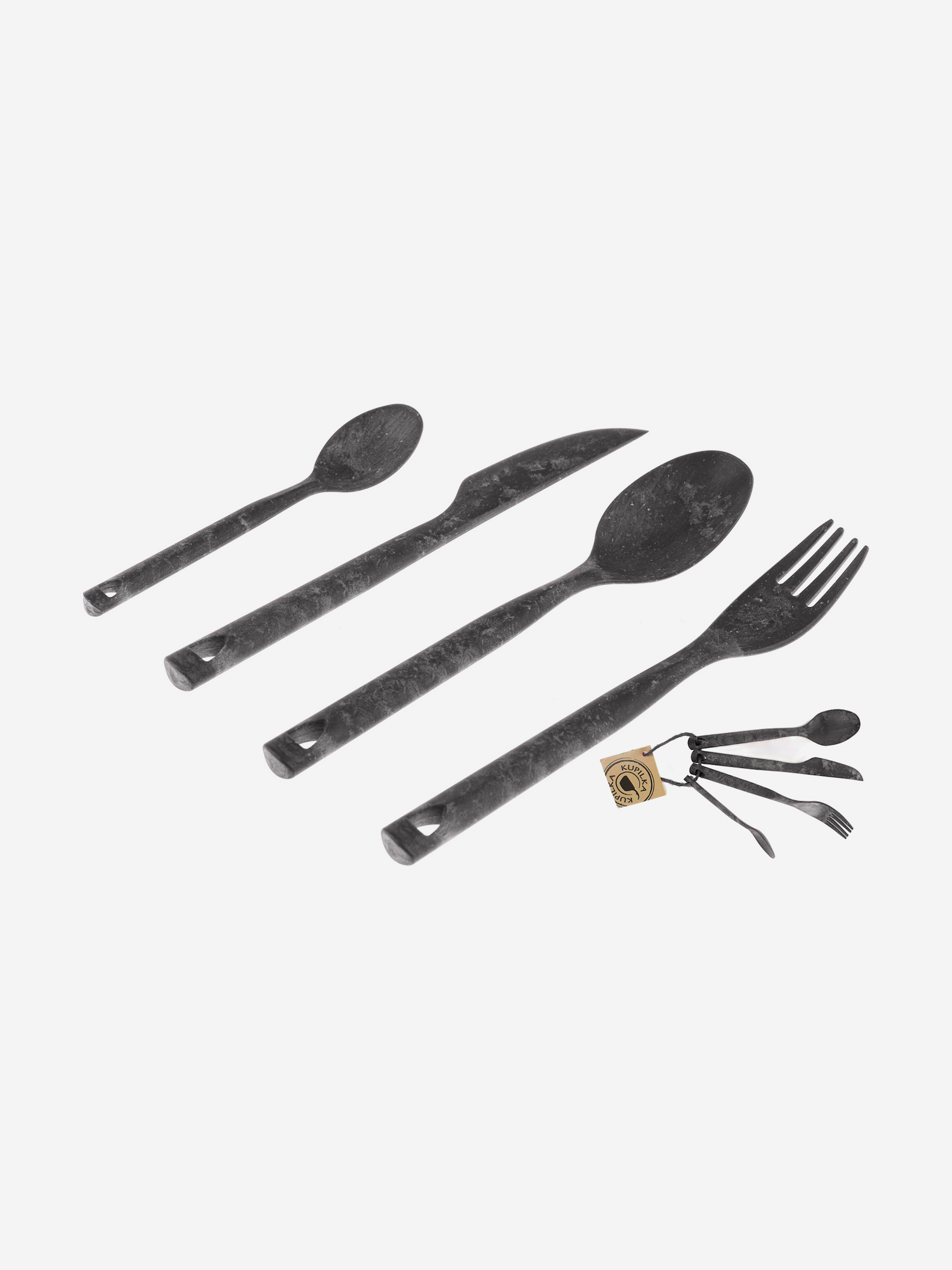 

Финский набор столовых приборов Kupilka Cutlery Set, Черный