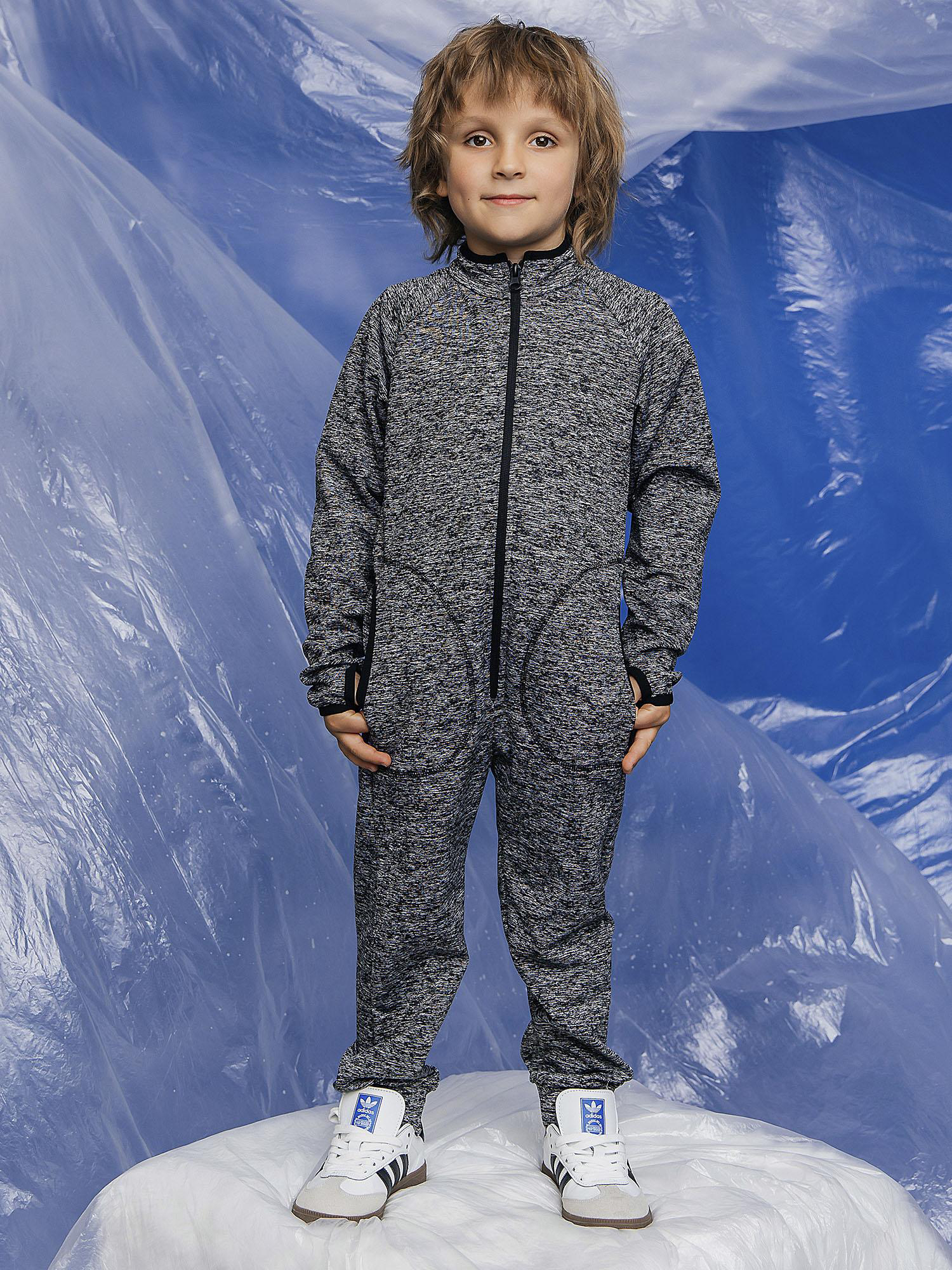 Изображение товара Флисовый комбинезон батик Макси для детей горные лыжи с карманами