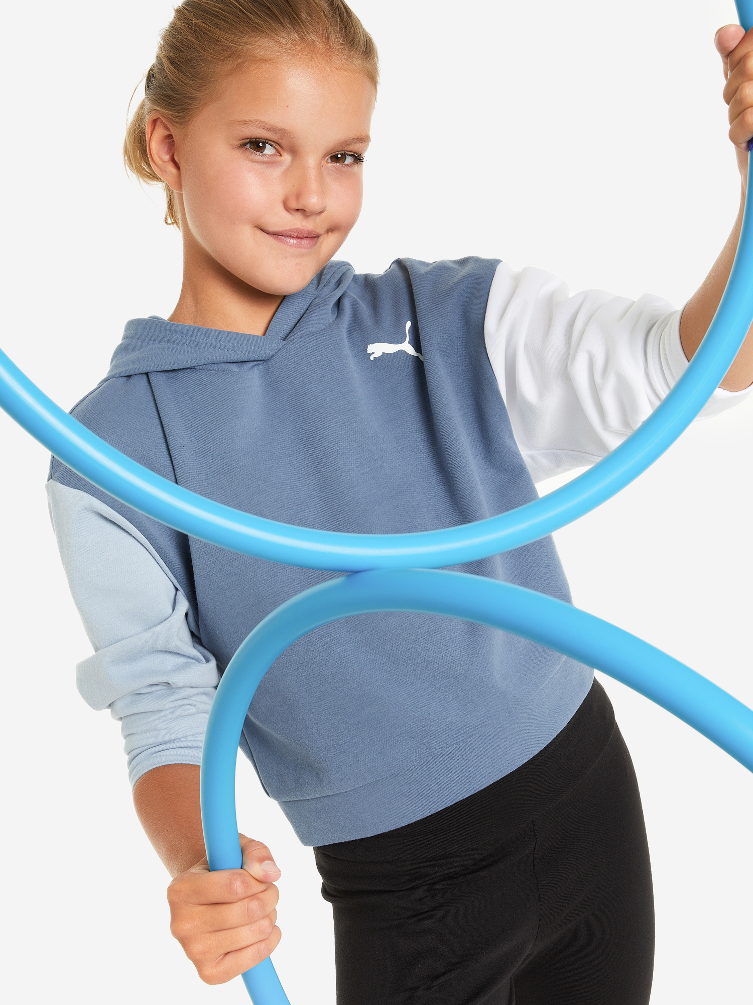 

Худи для девочек PUMA Modern, Голубой