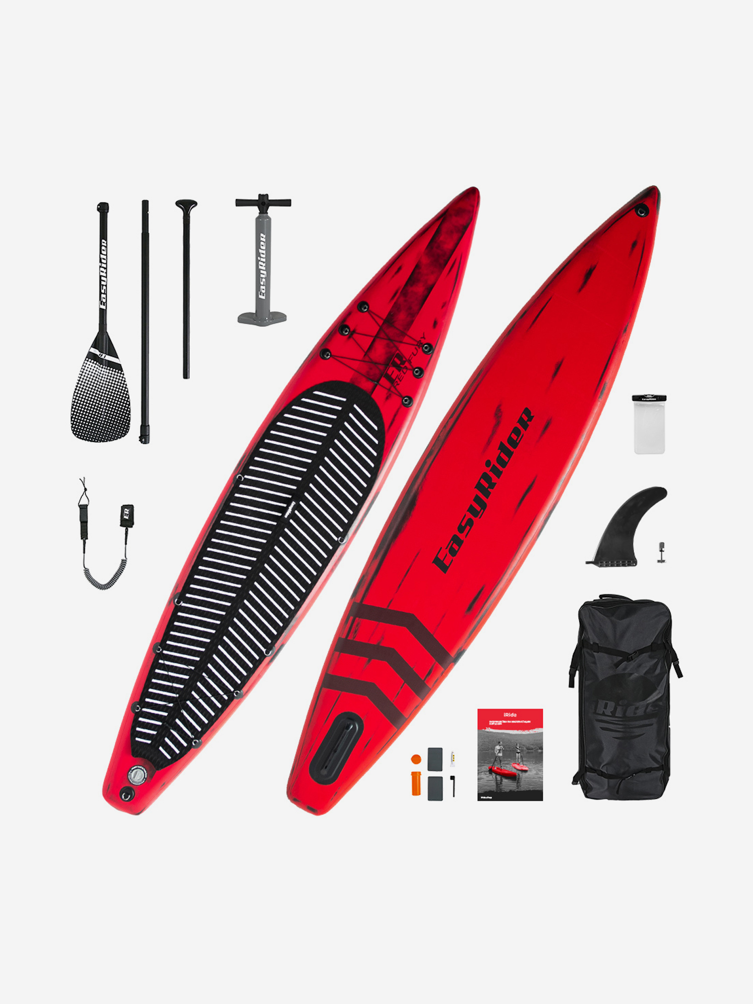 

SUP Easy Rider Red Fury 12'6, Красный