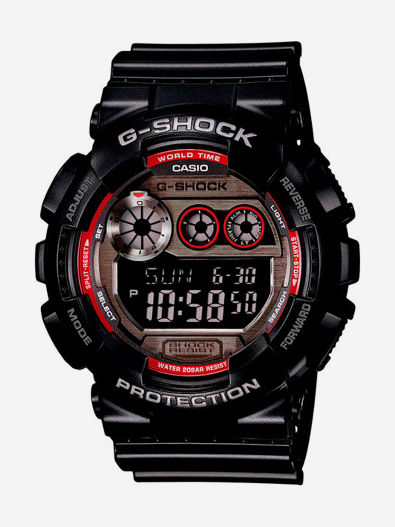 

Спортивные часы Casio GD-120TS-1E, Черный
