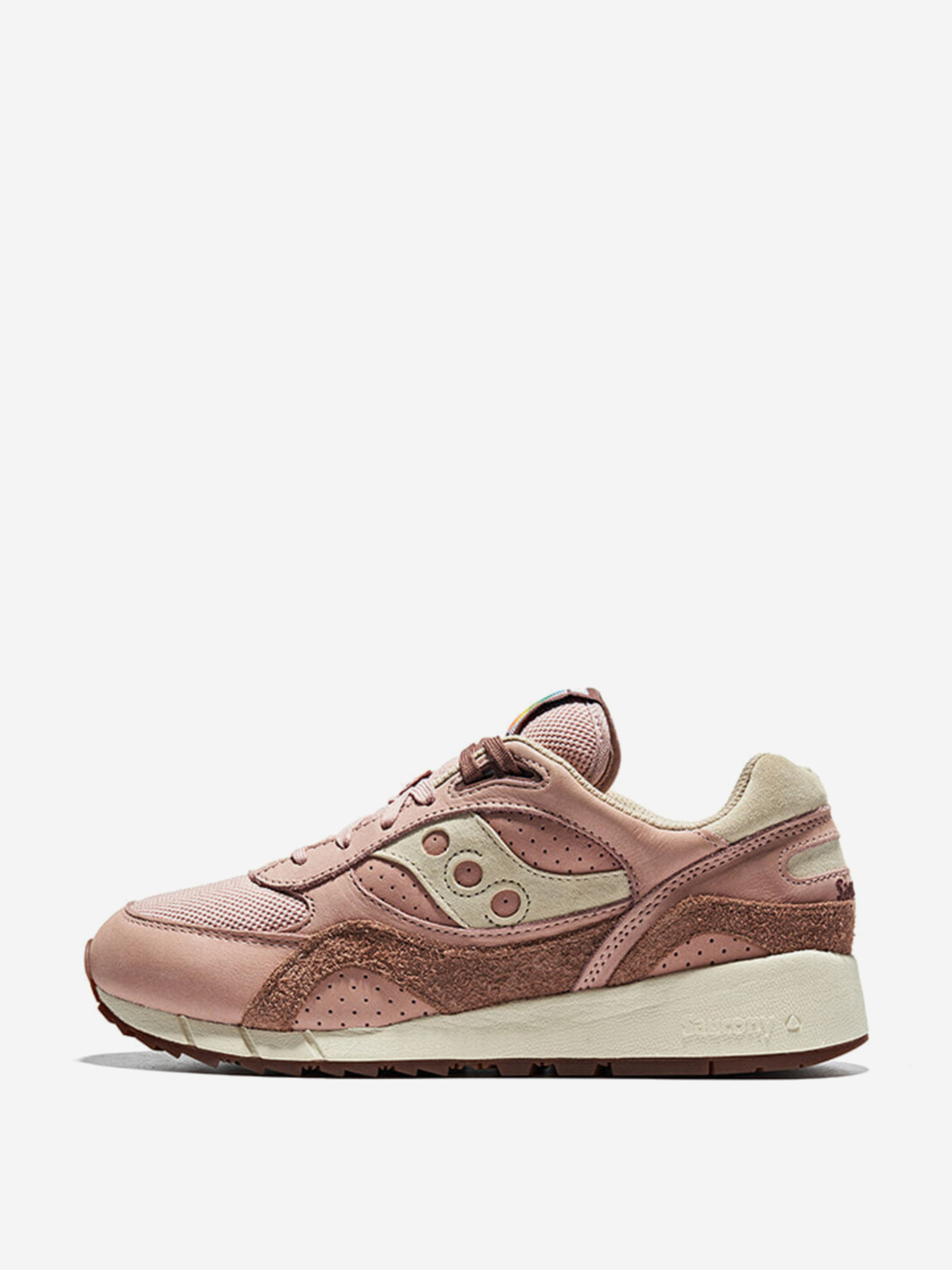 Изображение товара Кроссовки беговые Saucony Shadow 6000, Розовый/Бежевый Изображение товара Кроссовки беговые Saucony Shadow 6000, Розовый/Бежевый