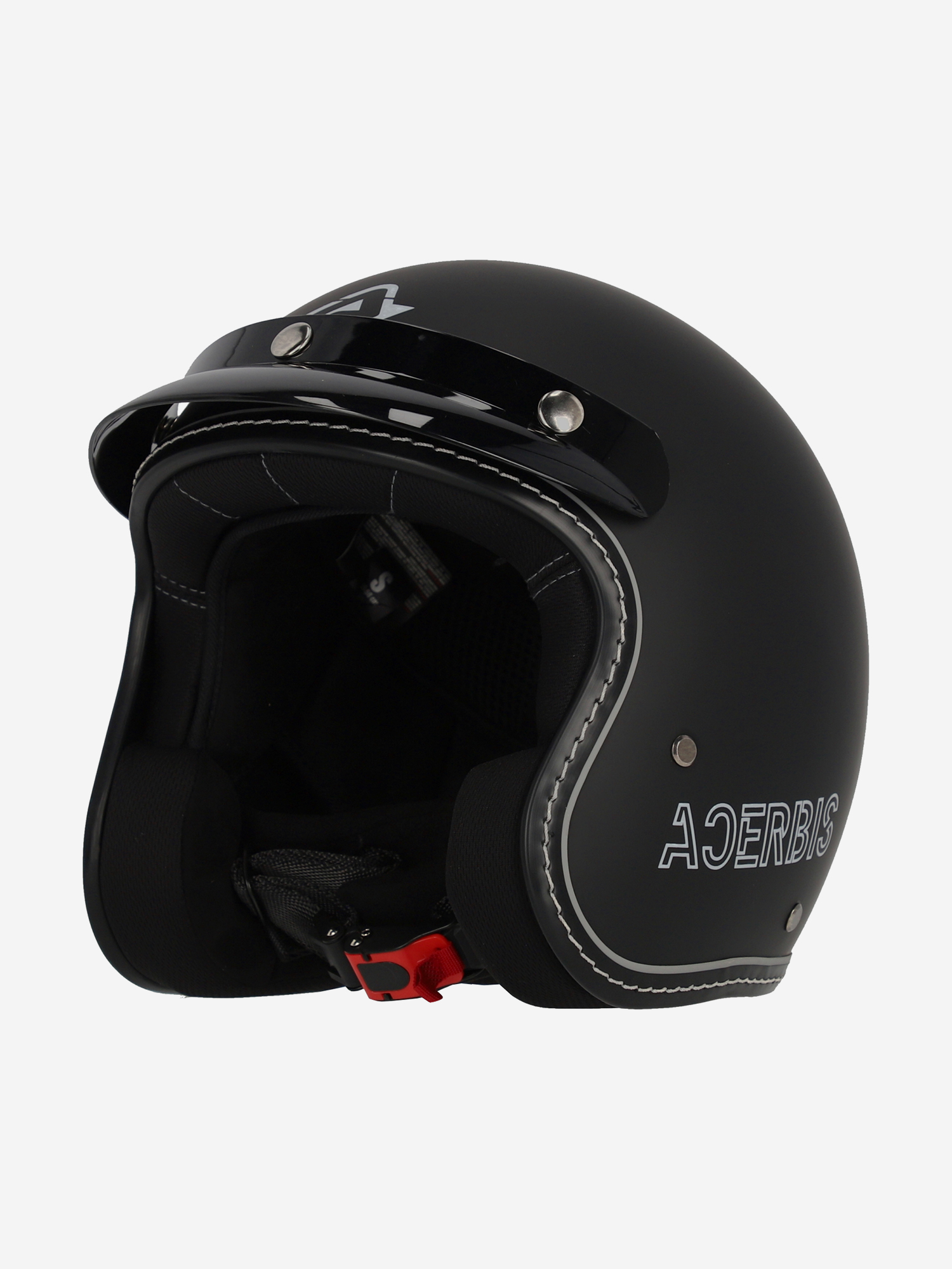 

Мотошлем открытый Acerbis SKODELA 22-06 Black 2, Черный