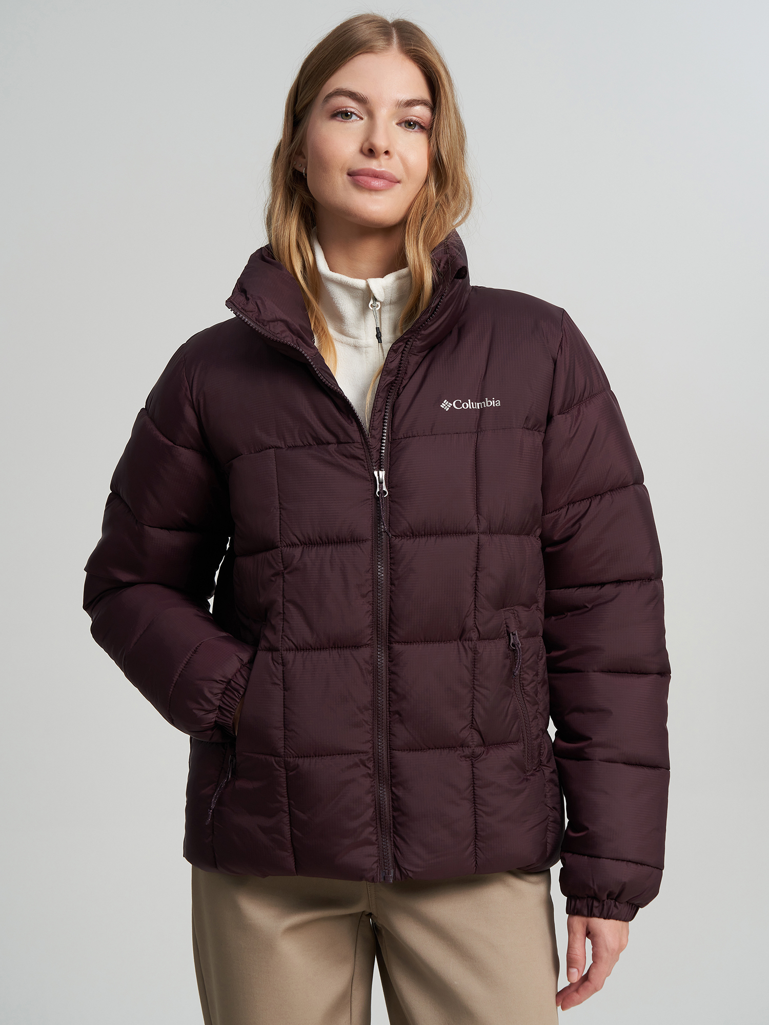 Пуховик женский Columbia Puffect III Full Zip Jacket, Фиолетовый