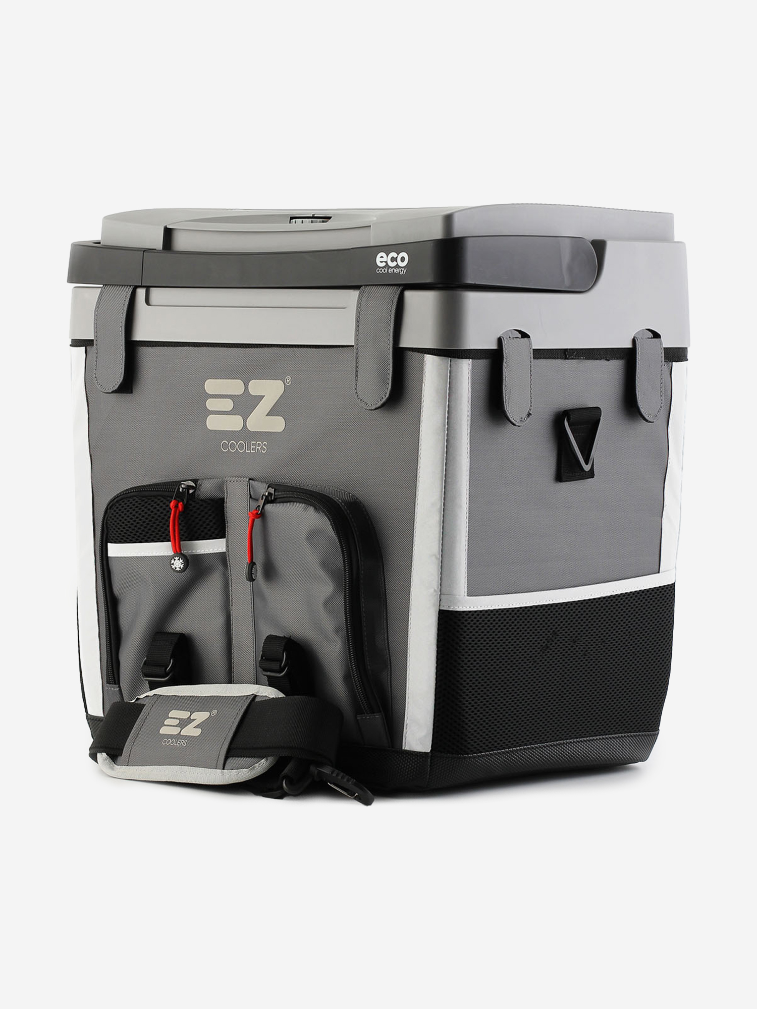 

Термоэлектрический автохолодильник EZ COOLERS ESC 26М с двумя питаниями 12/220В, 24 л, Серый
