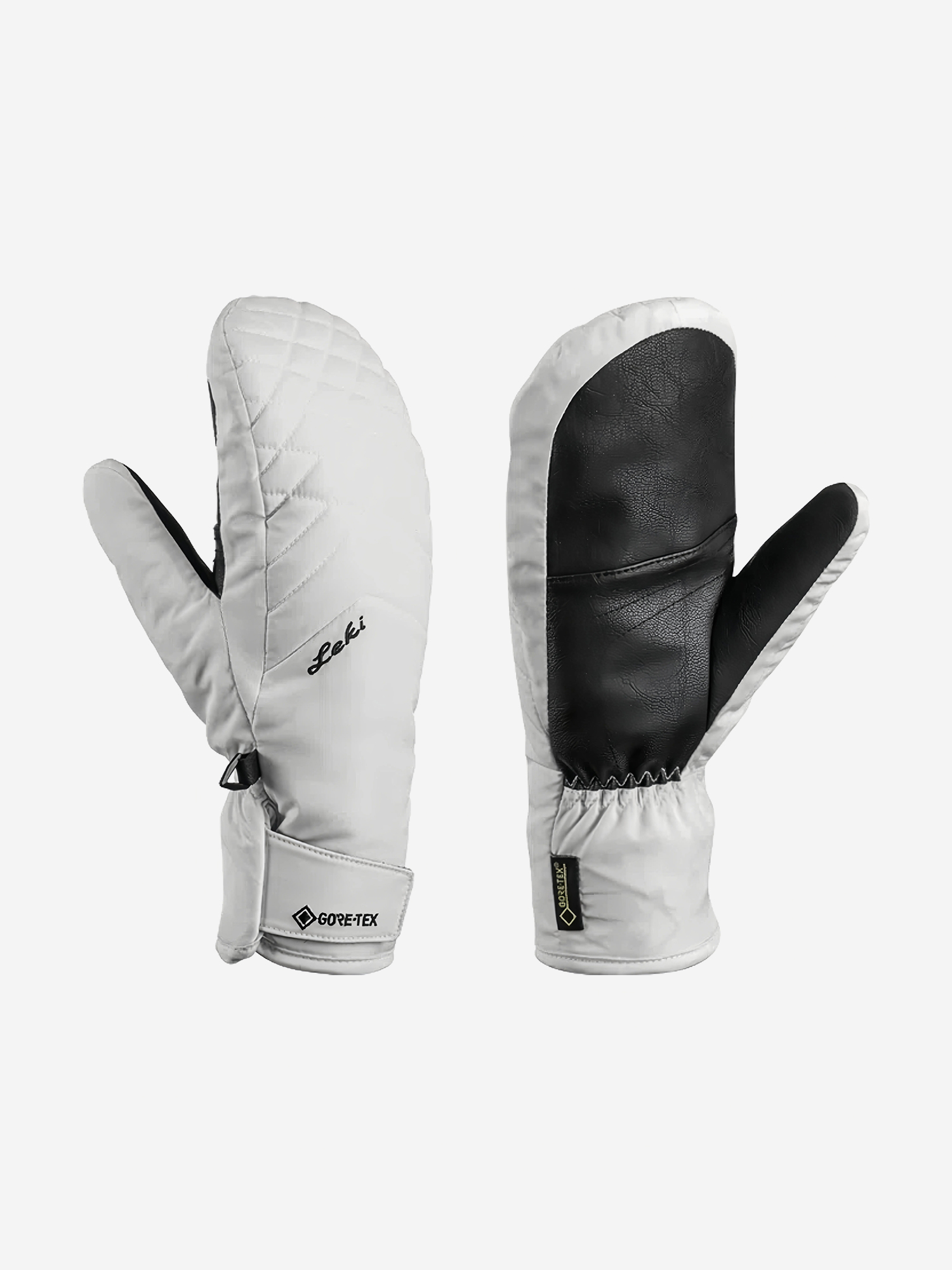 Изображение товара Рукавицы LEKI Sveia GTX Lady Mitt белый черный - зимние варежки для лыж