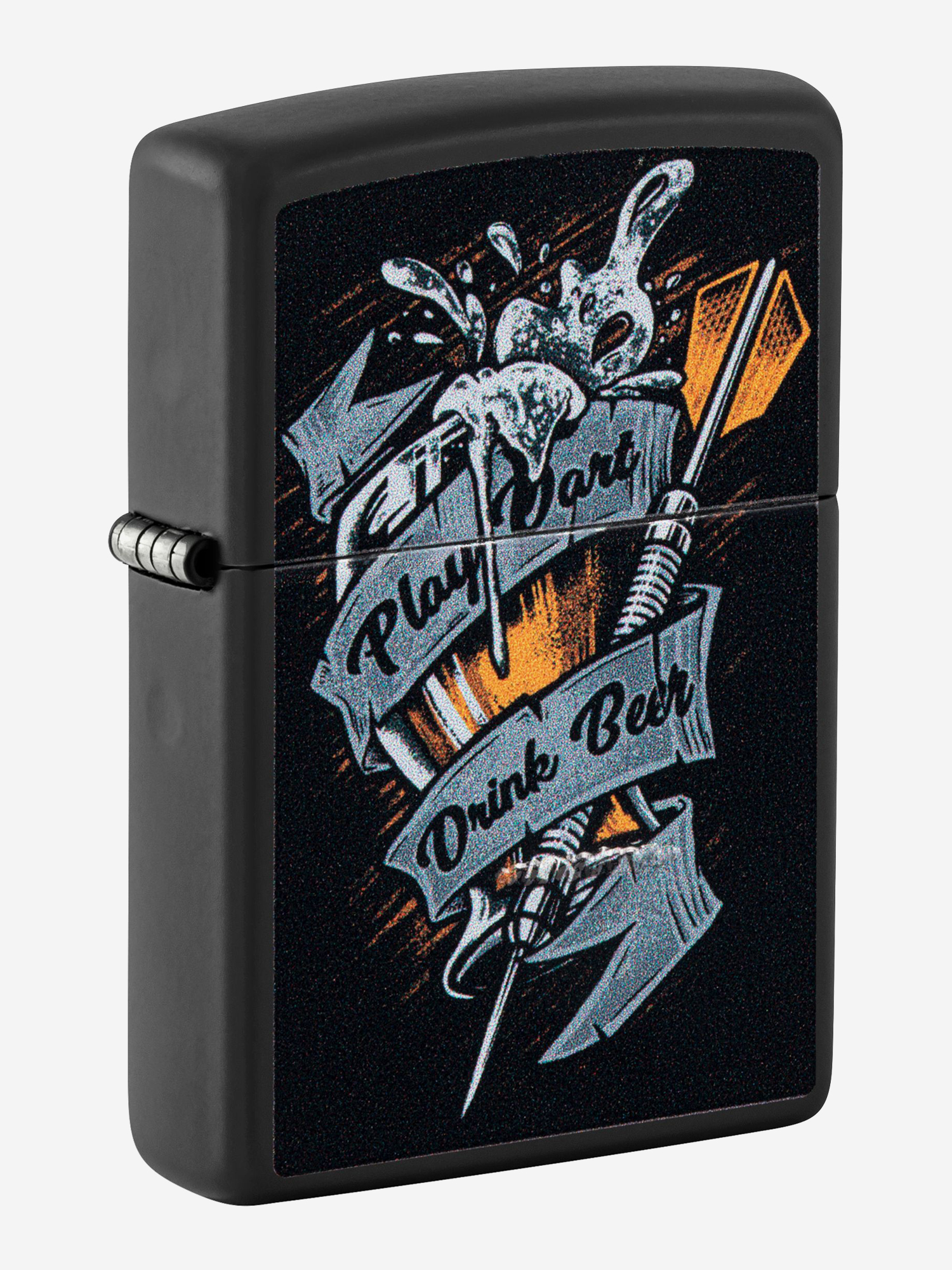 

Зажигалка бензиновая ZIPPO 48679 Darts, Черный