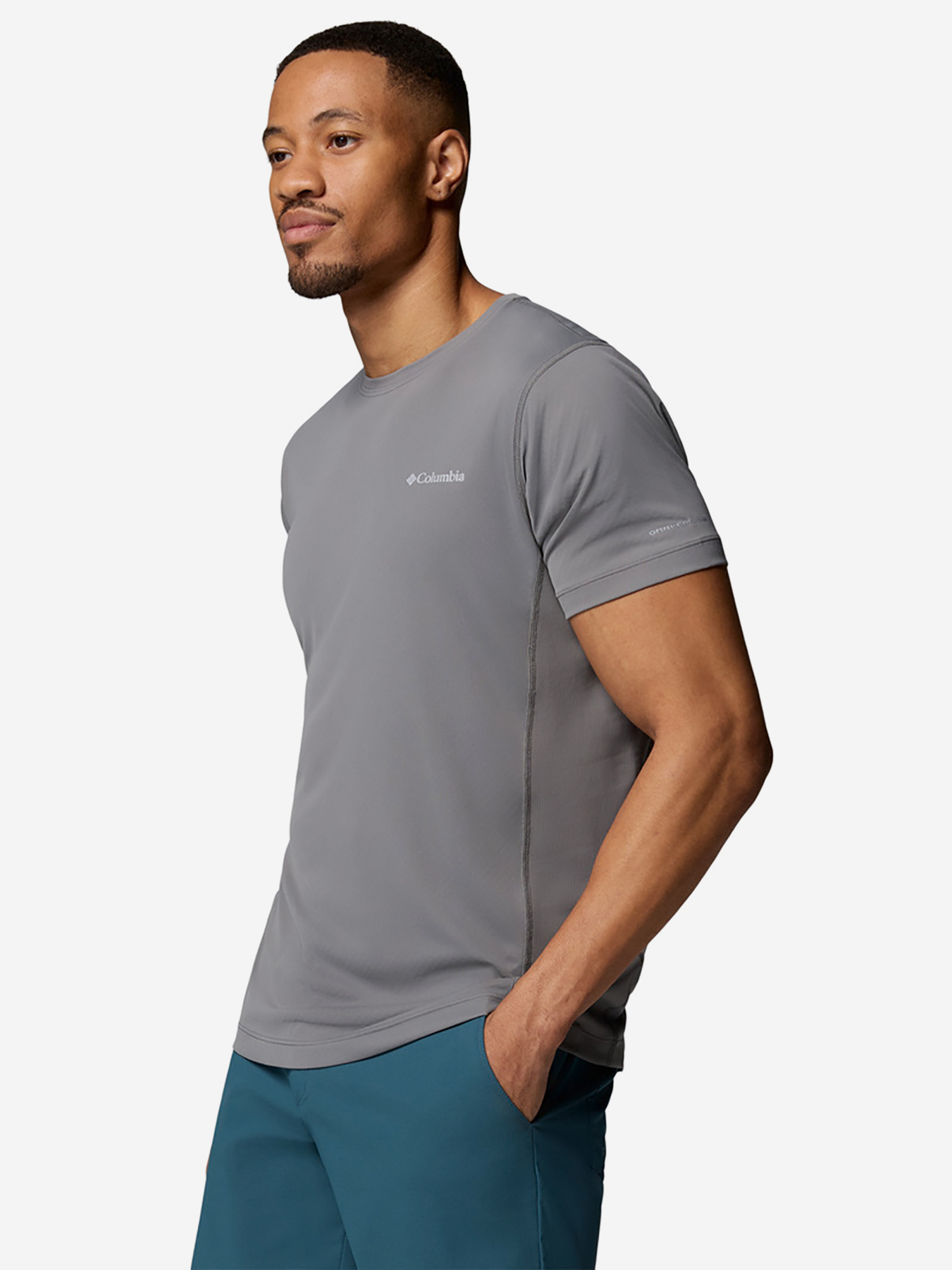 Футболка мужская Columbia Zero Rules Light SS Crew, Серый