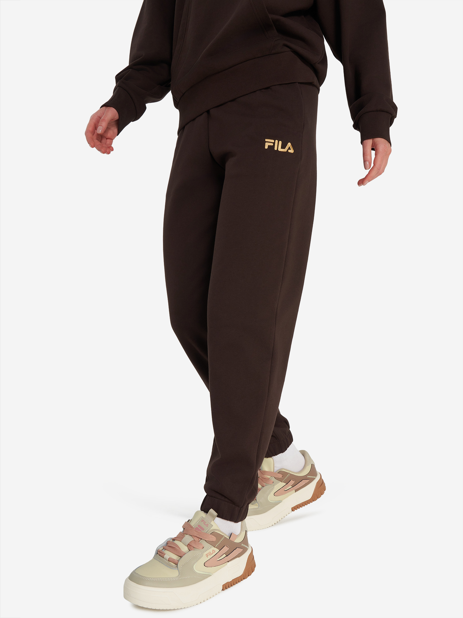 Брюки женские FILA, коричневый, арт. 31665