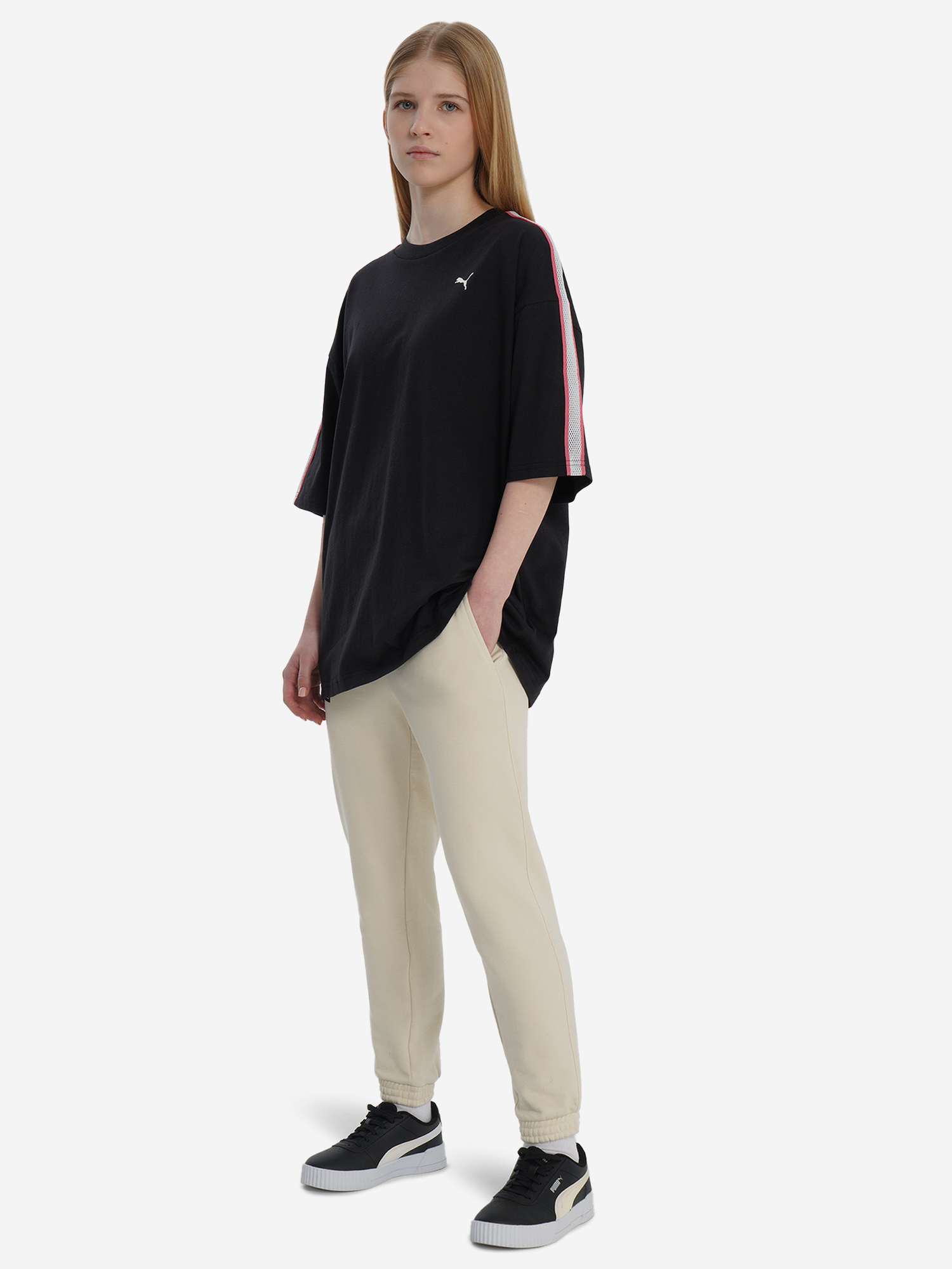 Футболка для девочек PUMA T7 Always On, Черный 5