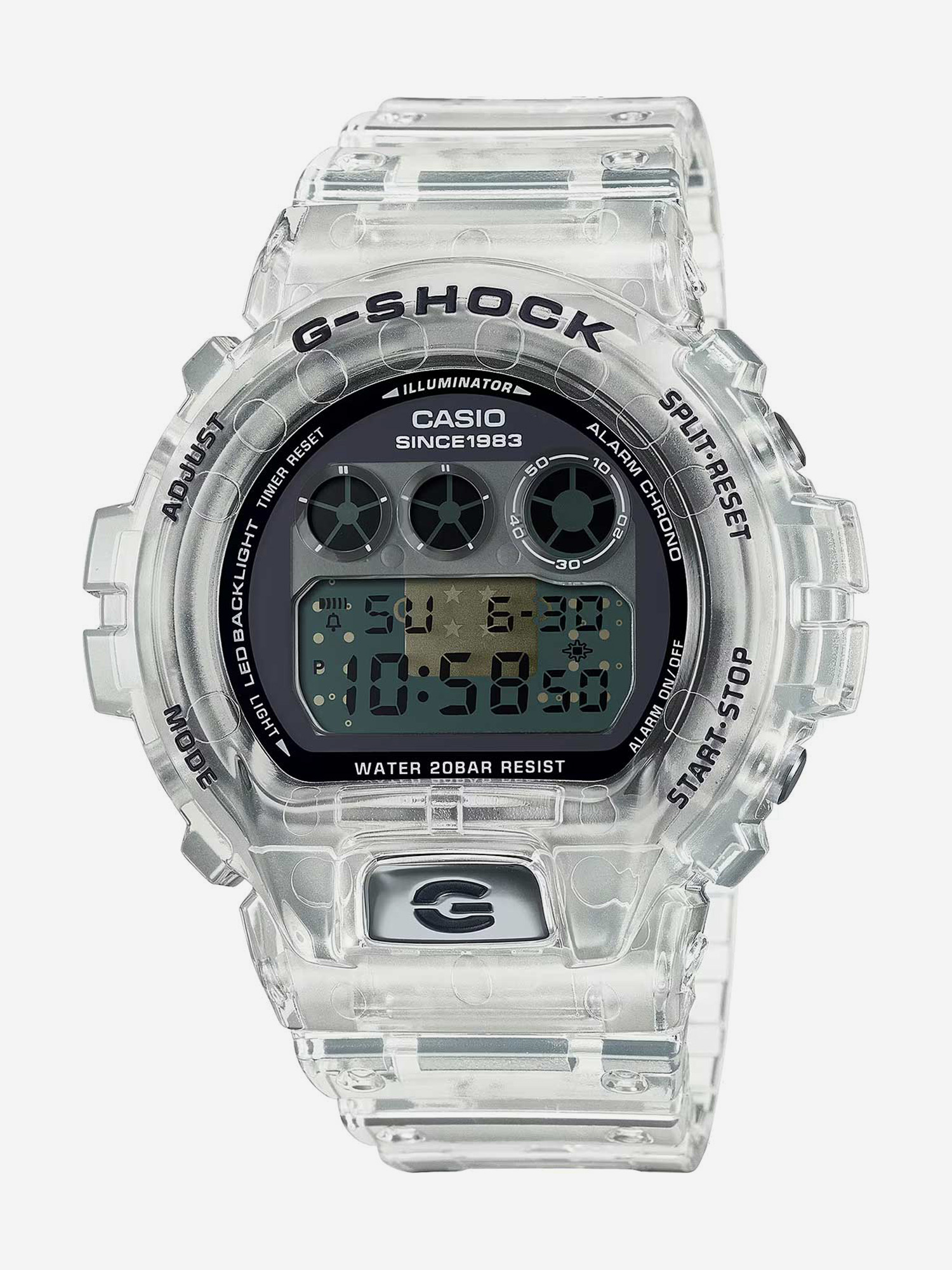 

Спортивные часы Casio DW-6940RX-7E, Белый