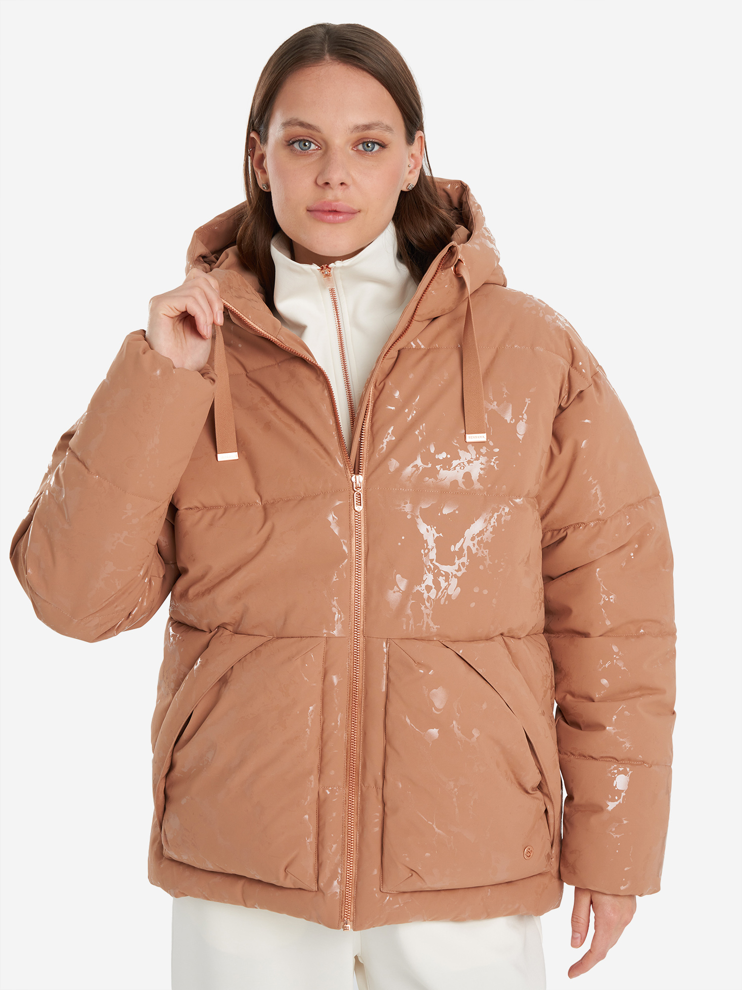 Пуховик женский Sensana Коричневый 12999₽