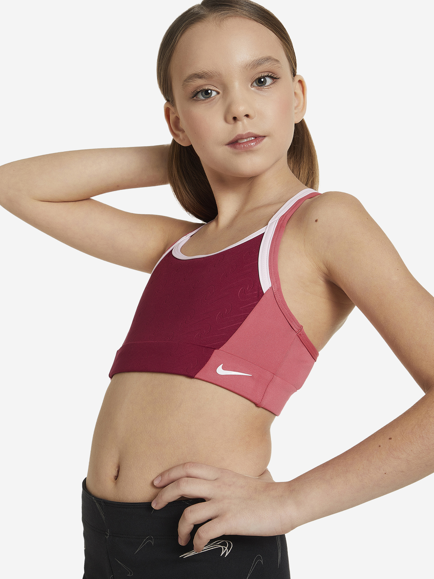 

Спортивный топ бра для девочек Nike Dri-FIT Indy, Синий