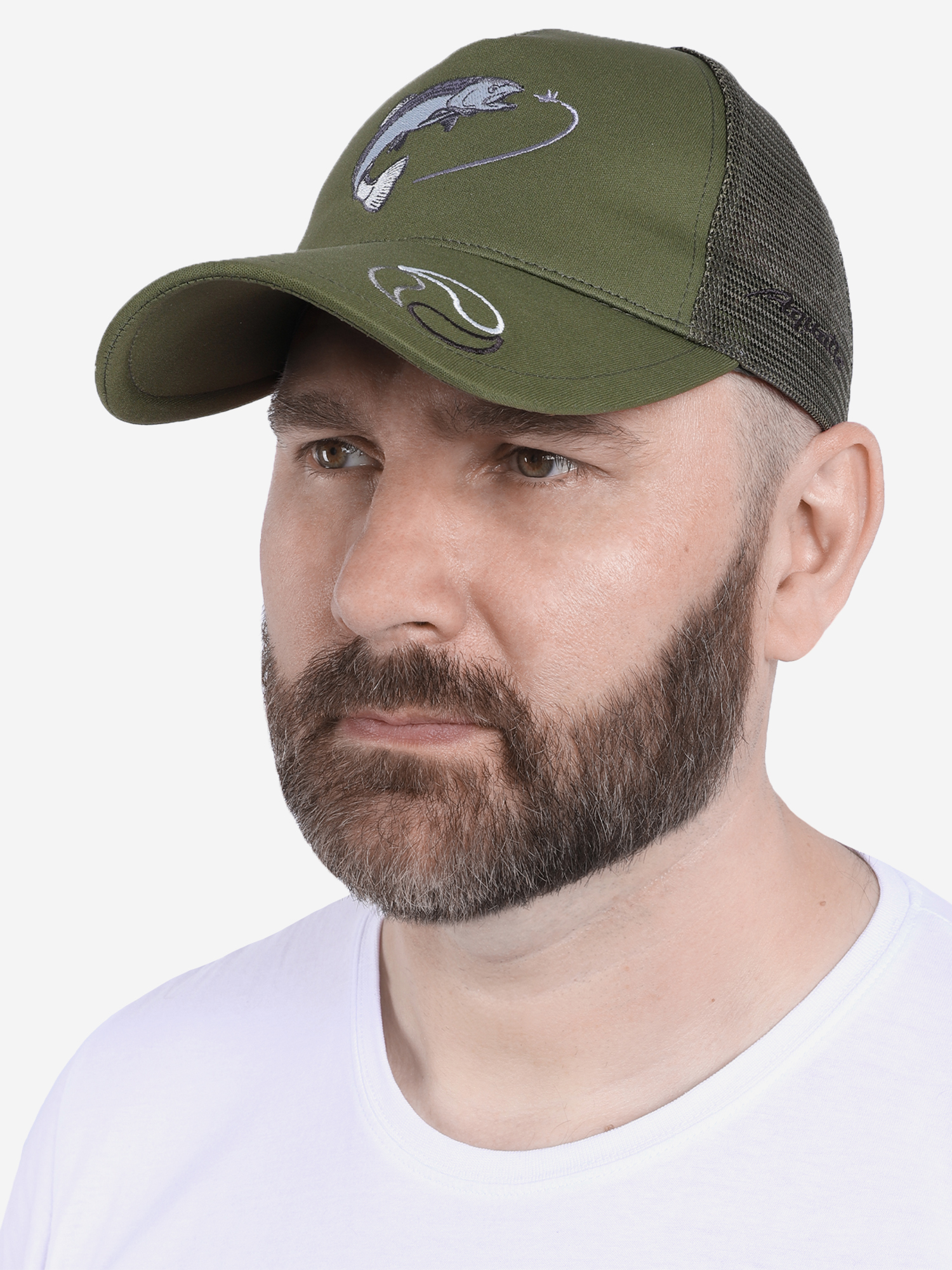 Изображение товара Кепка Aquatic с вышивкой КА-10Х для рыбалки и отдыха, летняя мужская