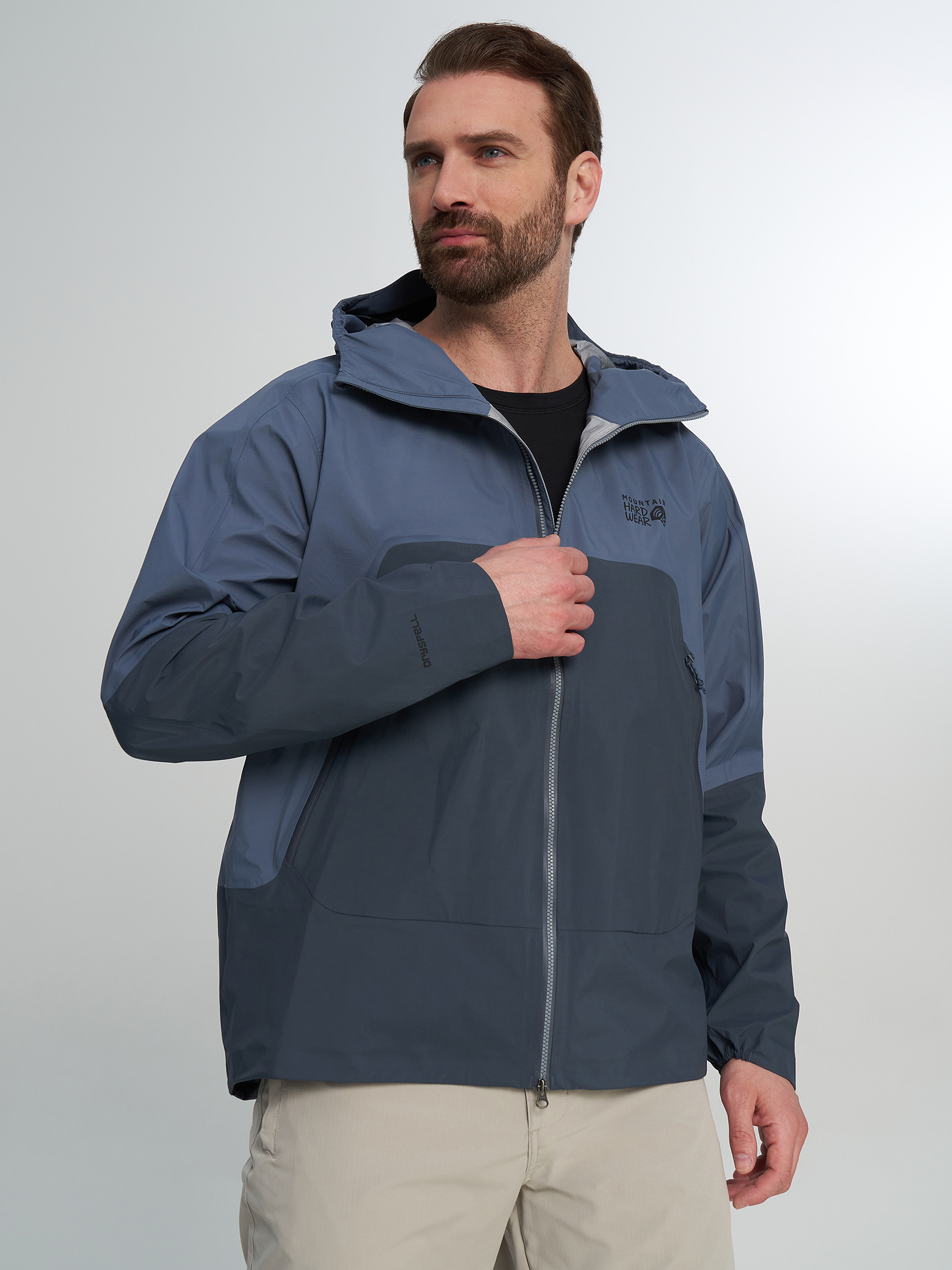 Изображение товара Куртка мембранная мужская Mountain Hardwear Cloud Cipher Hooded Jacket, Синий