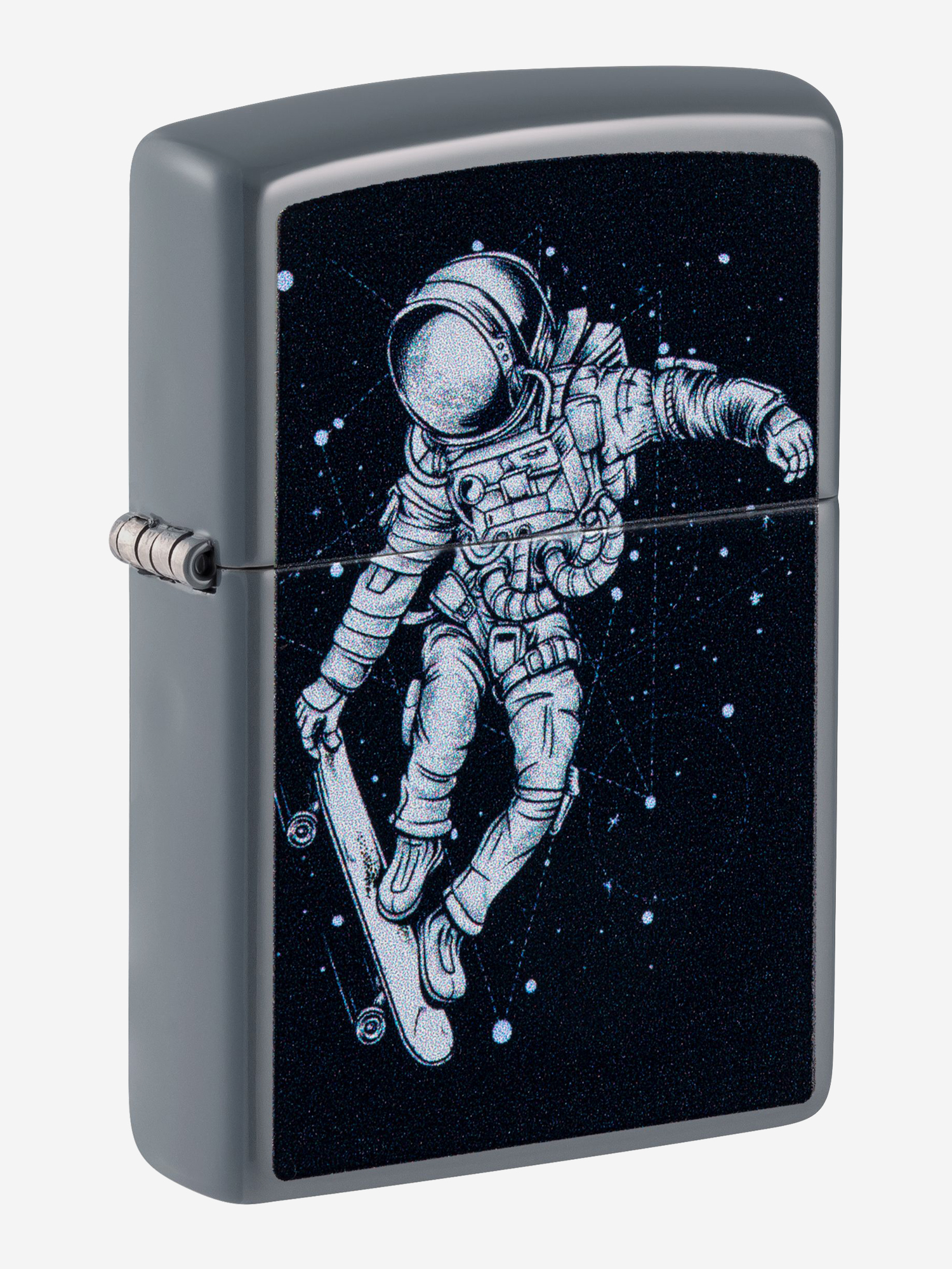 

Зажигалка бензиновая ZIPPO 48644 Skateboarding Astronaut, Серый