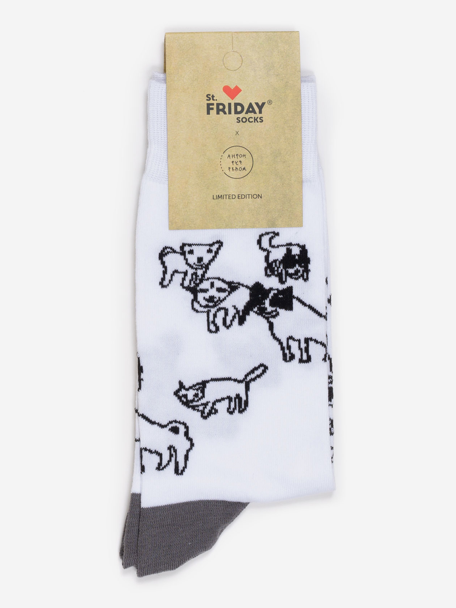 

Носки St. Friday Socks, Собаки, Белый