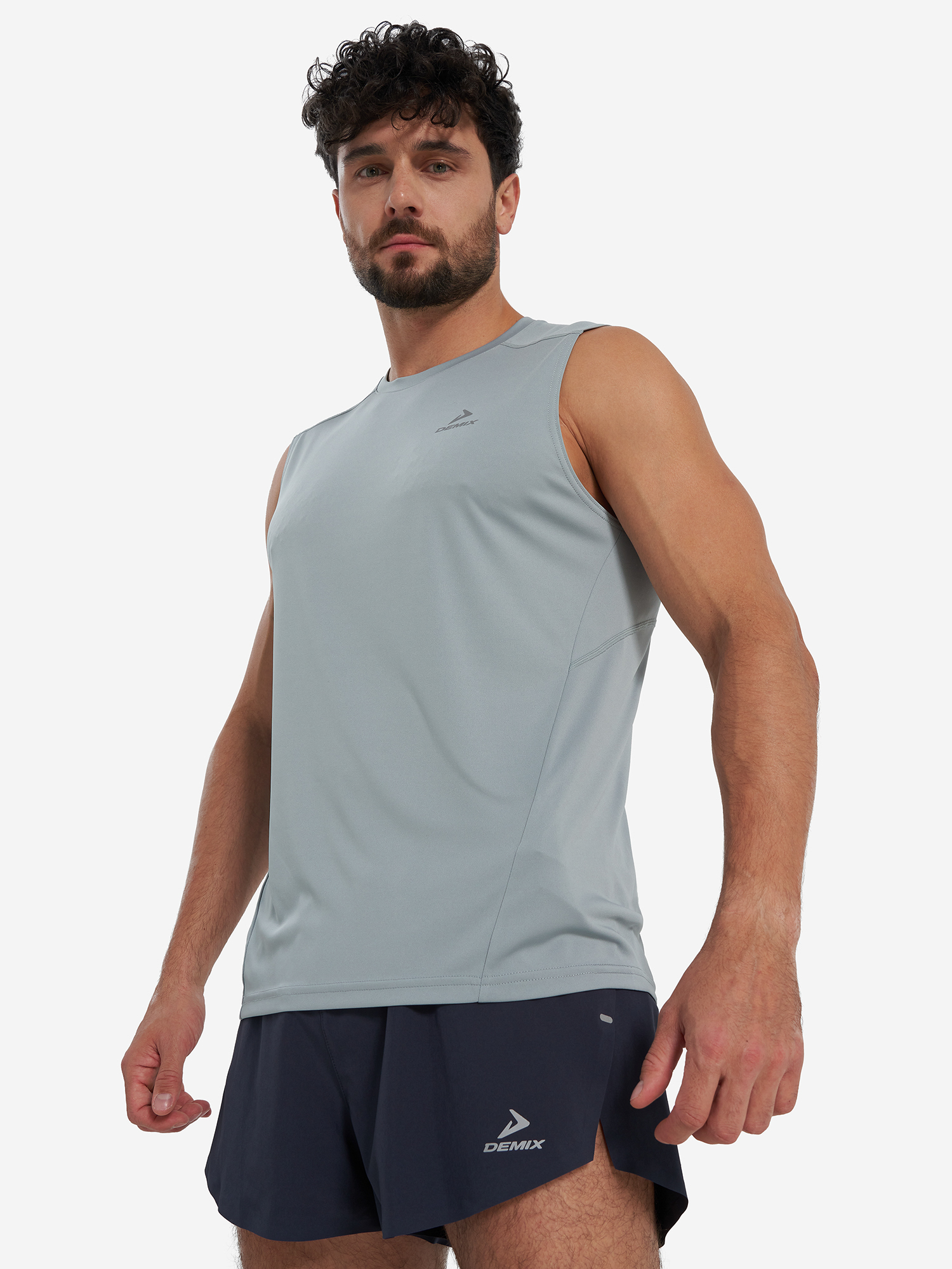 Мужская майка Demix, серый, арт. 31958