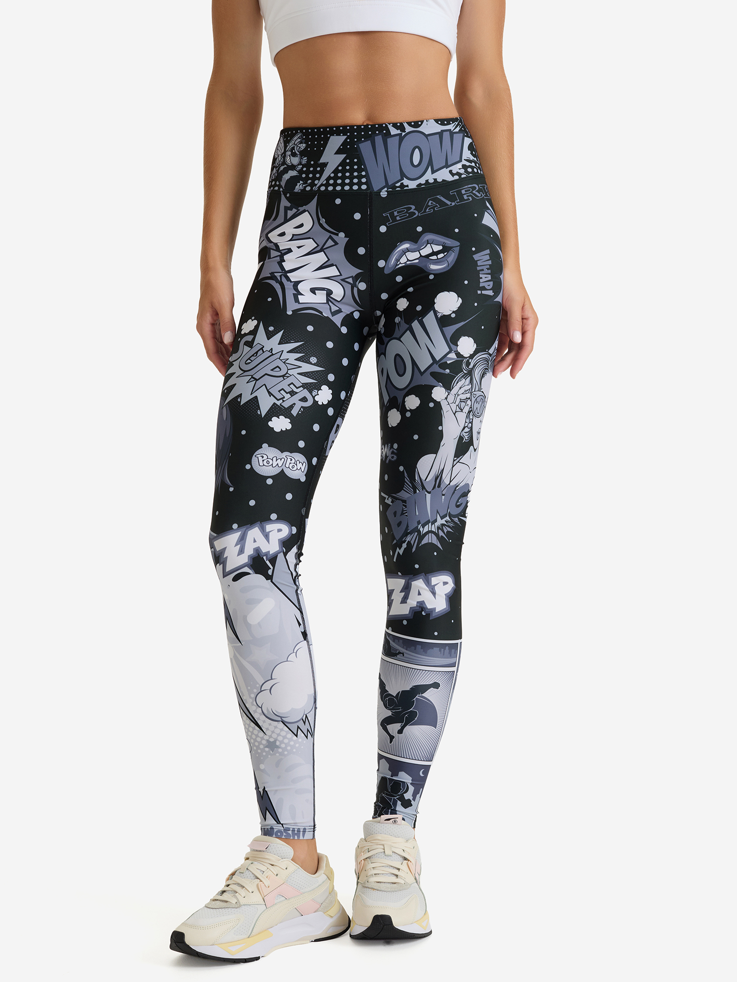 Изображение товара Женские спортивные легинсы BARKA с высоким поясом для фитнеса йоги и бега