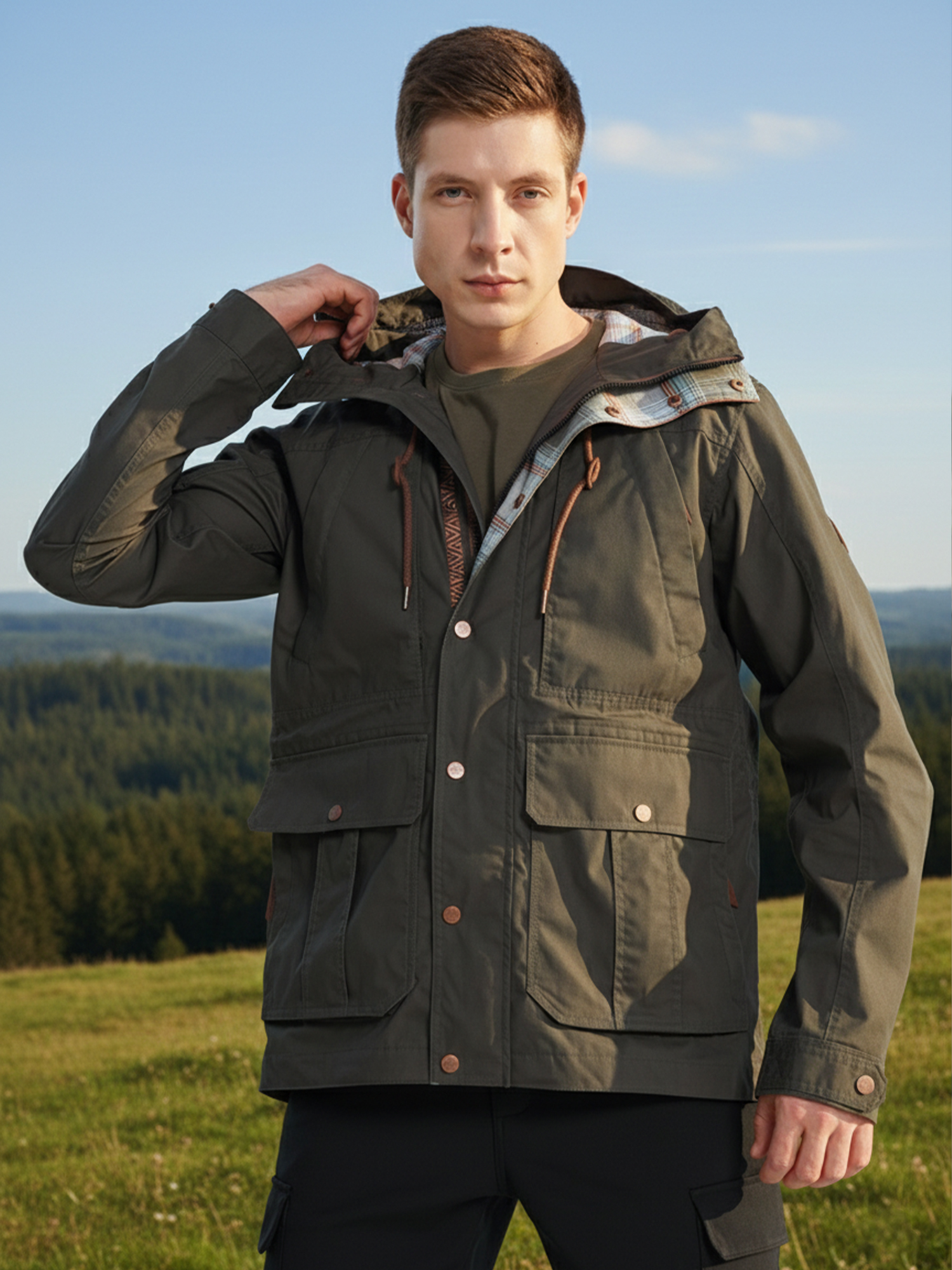 Изображение товара Мужская легкая куртка Cordillero для путешествий и активного отдыха