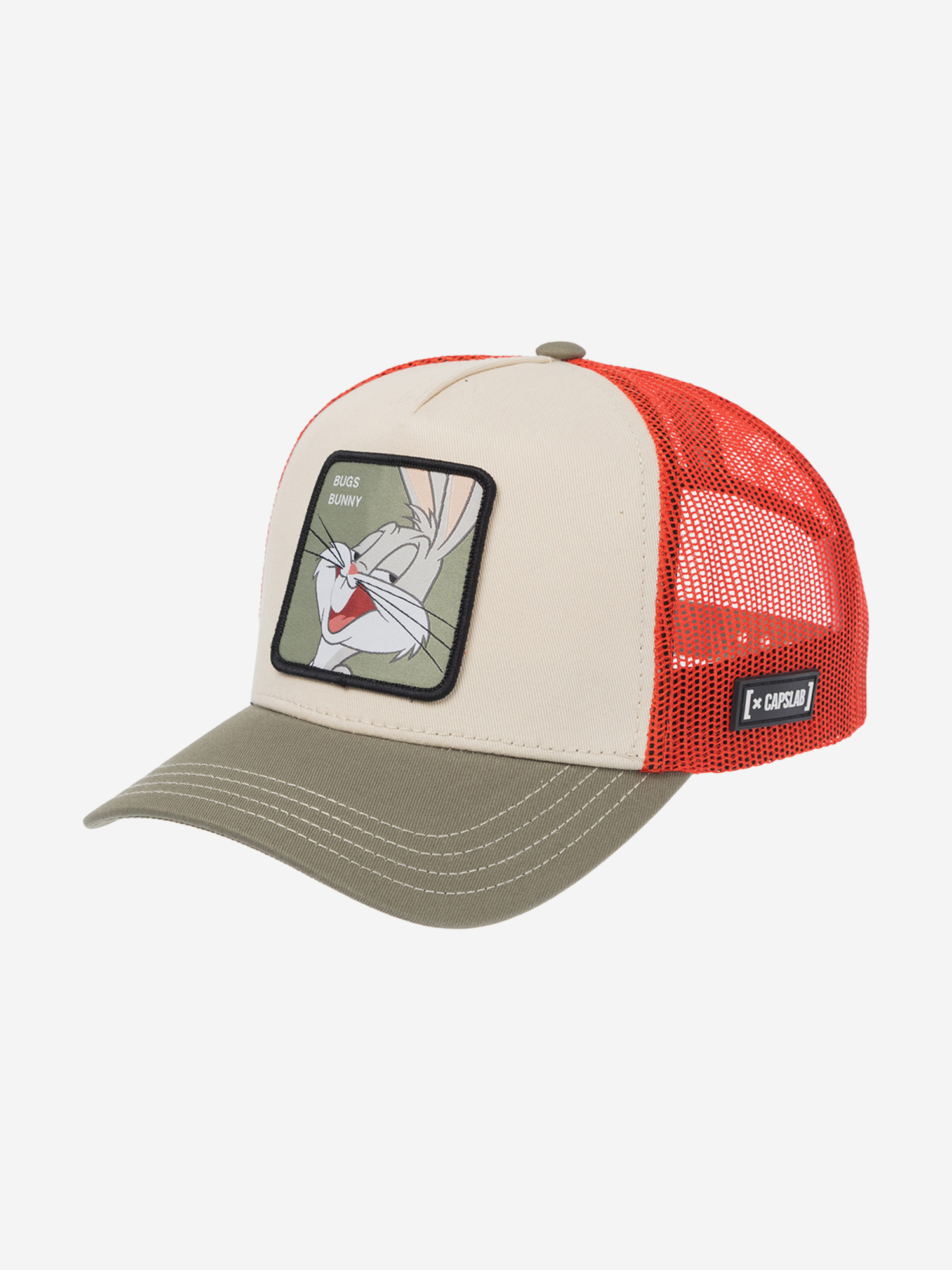 

Бейсболка с сеточкой CAPSLAB CL/LOO11/1/CT/BUG1 Looney Tunes Bugs Bunny (оливковый), Мультицвет