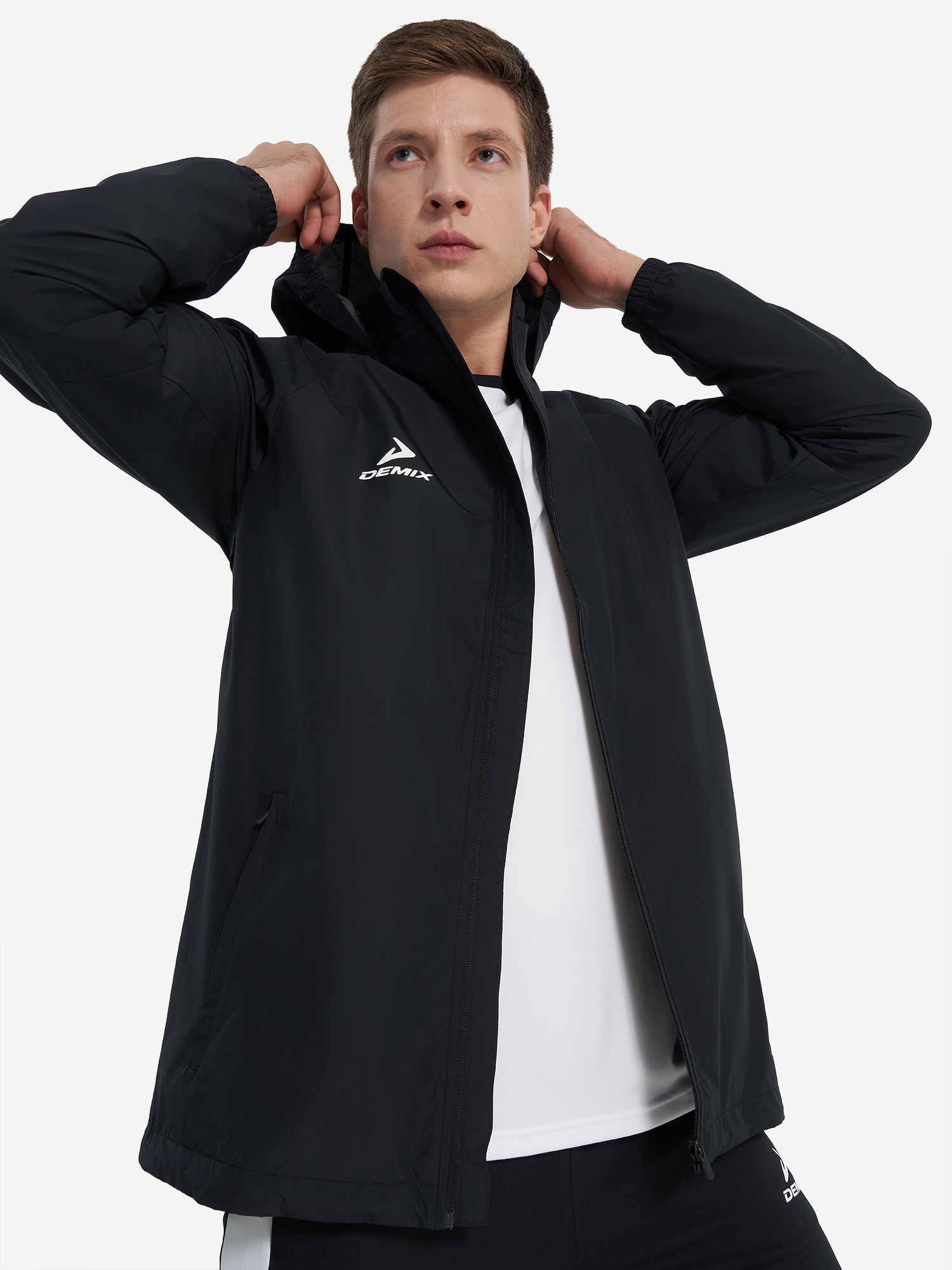 фото Ветровка мужская demix midfielder, черный