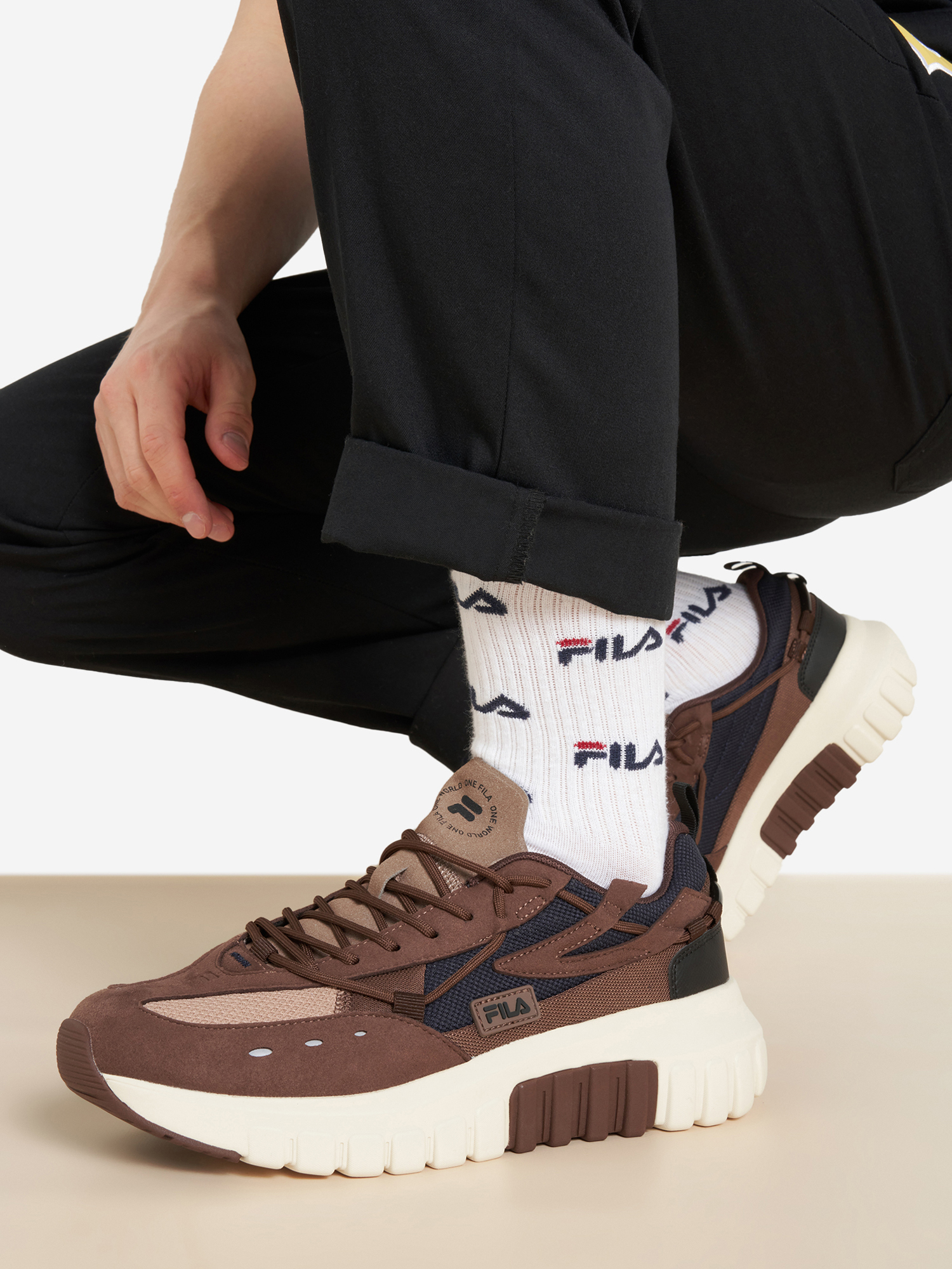 

Кроссовки мужские FILA Chrome 2.0, Коричневый
