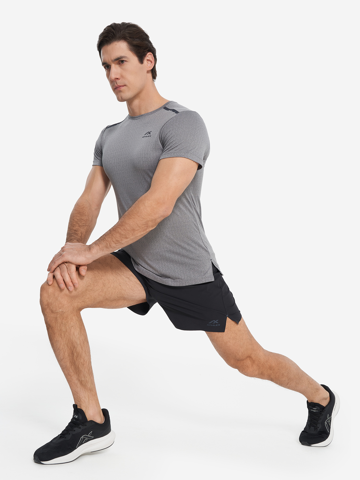 фото Футболка мужская athlex, серый