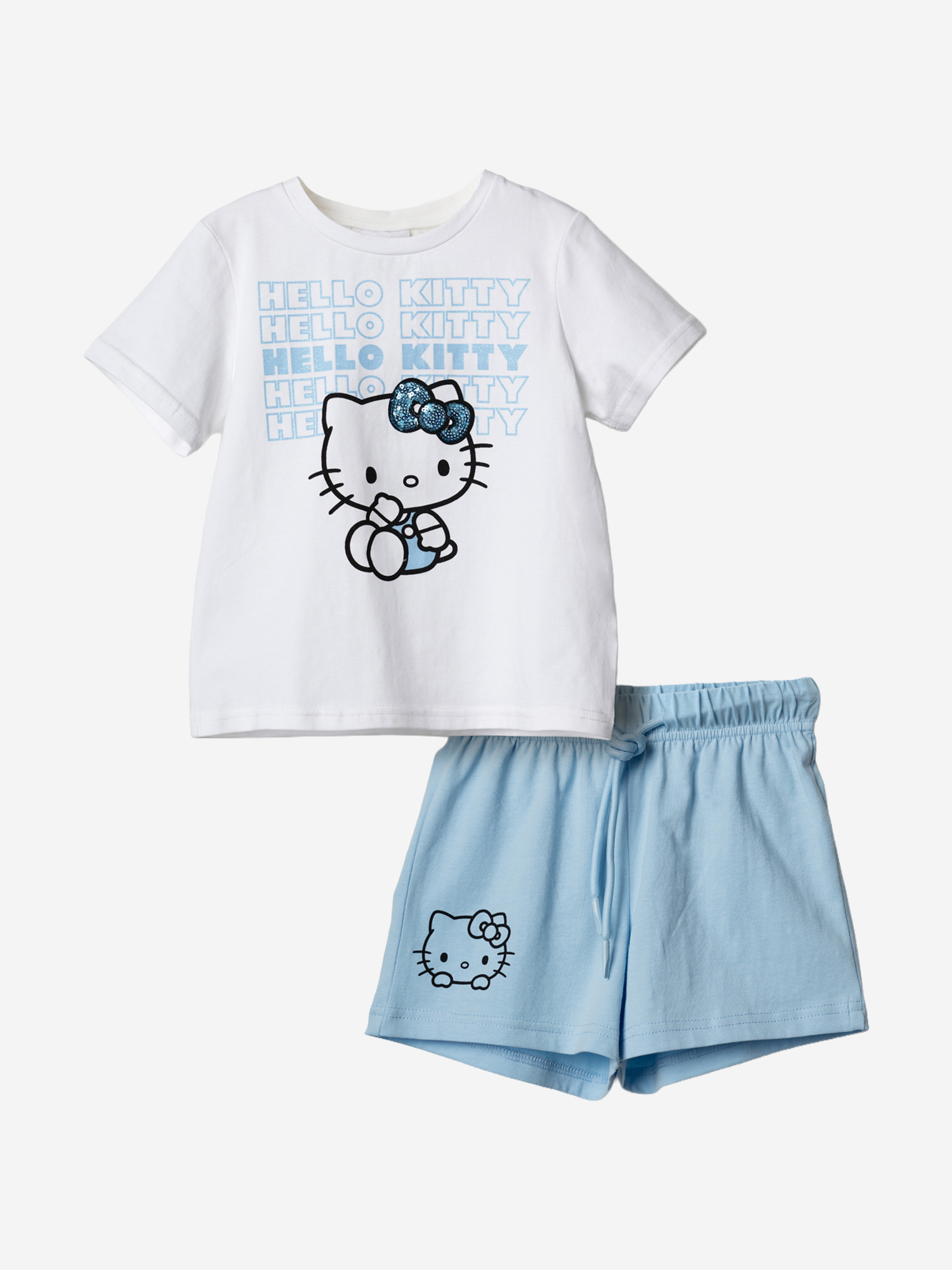 Изображение товара Комплект для девочек: футболка, шорты PlayToday Изображение товара Комплект для девочек: футболка, шорты PlayToday