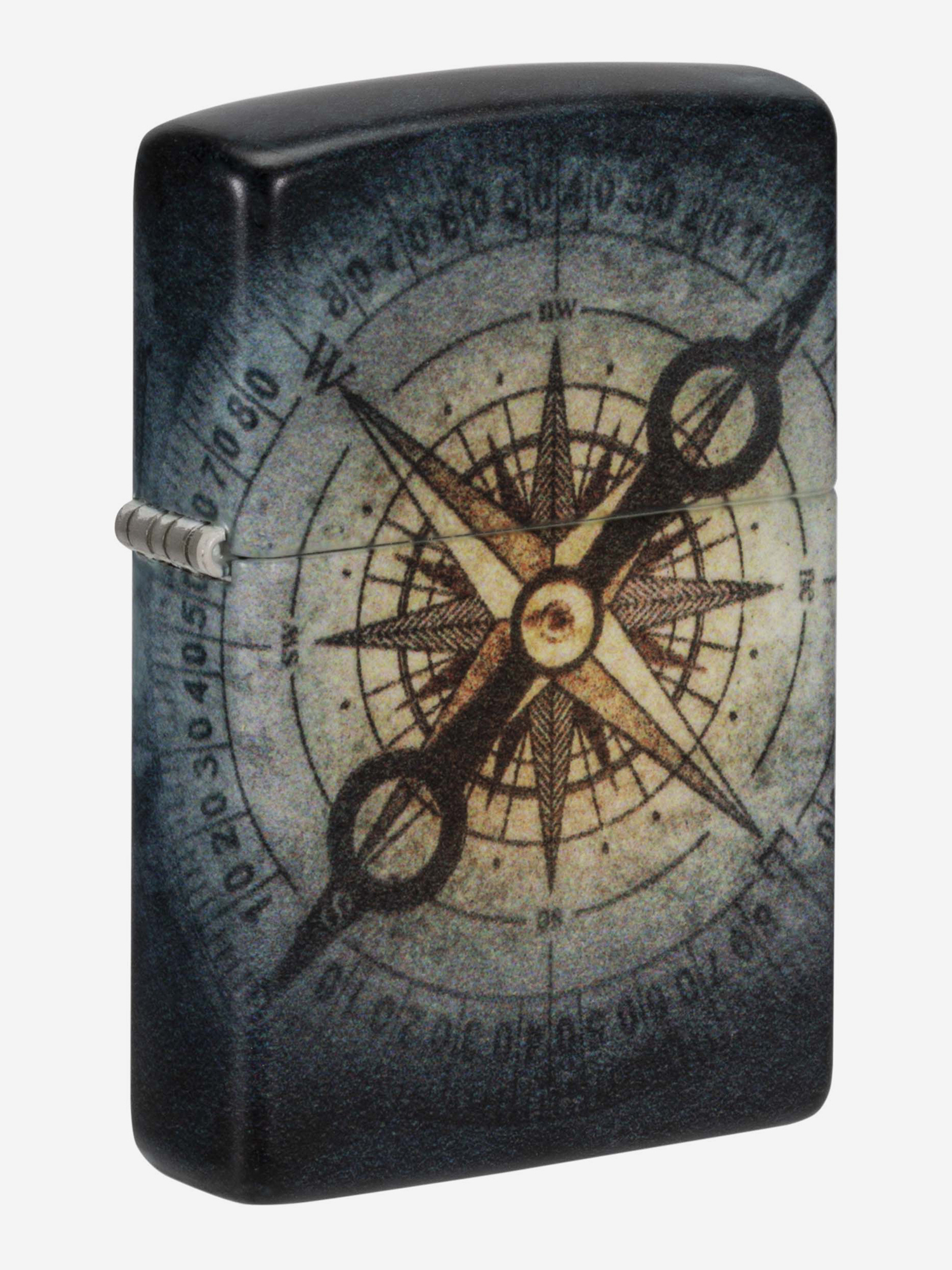 

Зажигалка бензиновая ZIPPO 48562 Compass Ghost, Черный