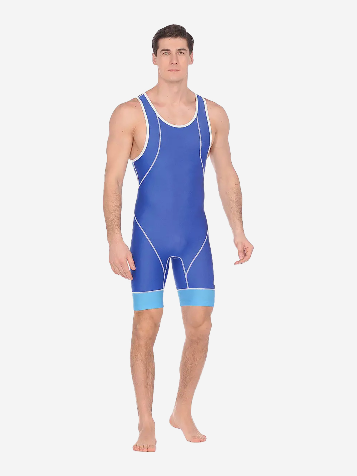 

Трико для борьбы мужское ASICS WRESTLING SINGLET, Синий