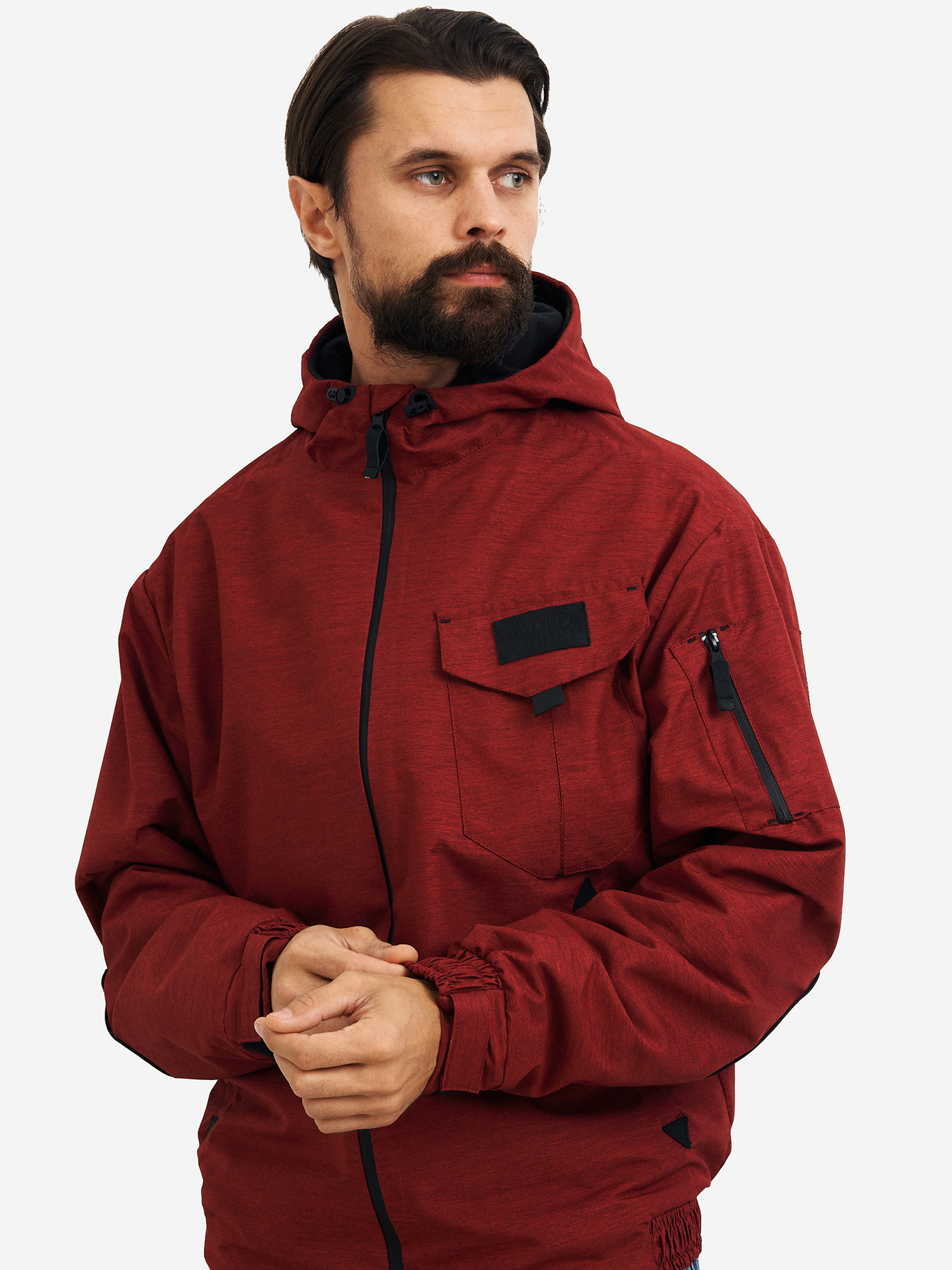 Куртка демисезонная с капюшоном мембранная Pater'c Legion, Красный