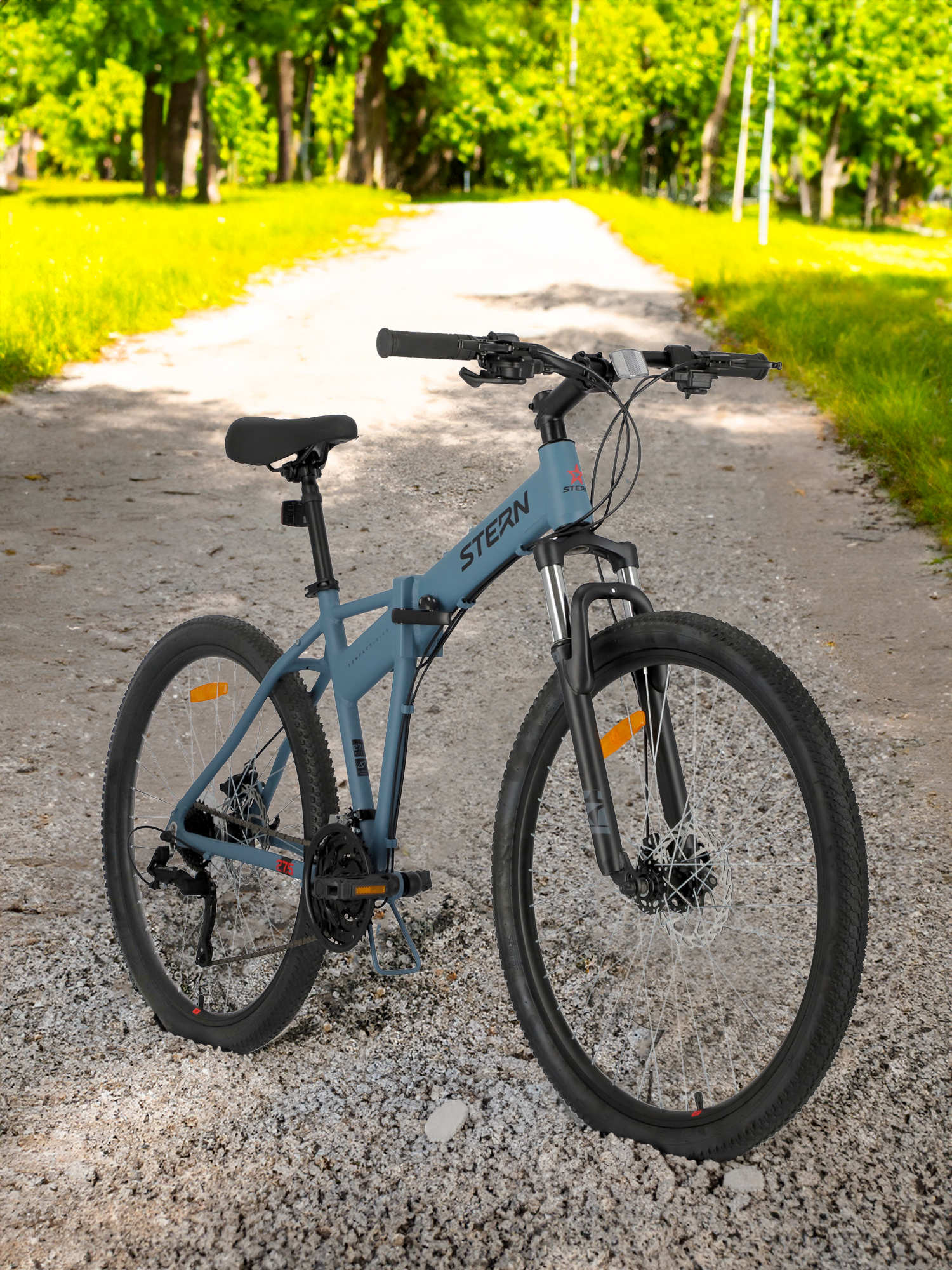 

Велосипед складной Stern Compact 27.5", Серый