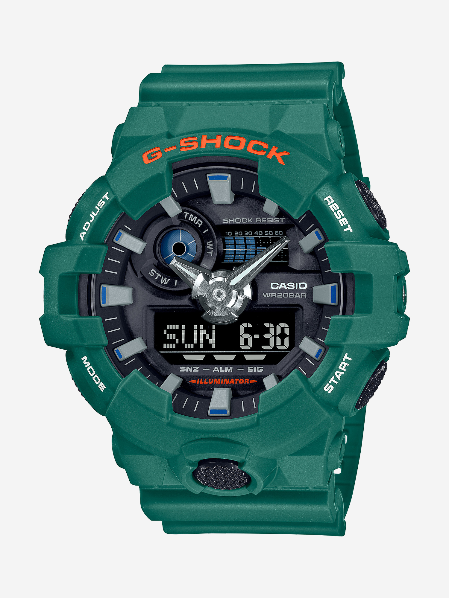 

Наручные часы Casio G-Shock GA-700SC-3A, Зеленый