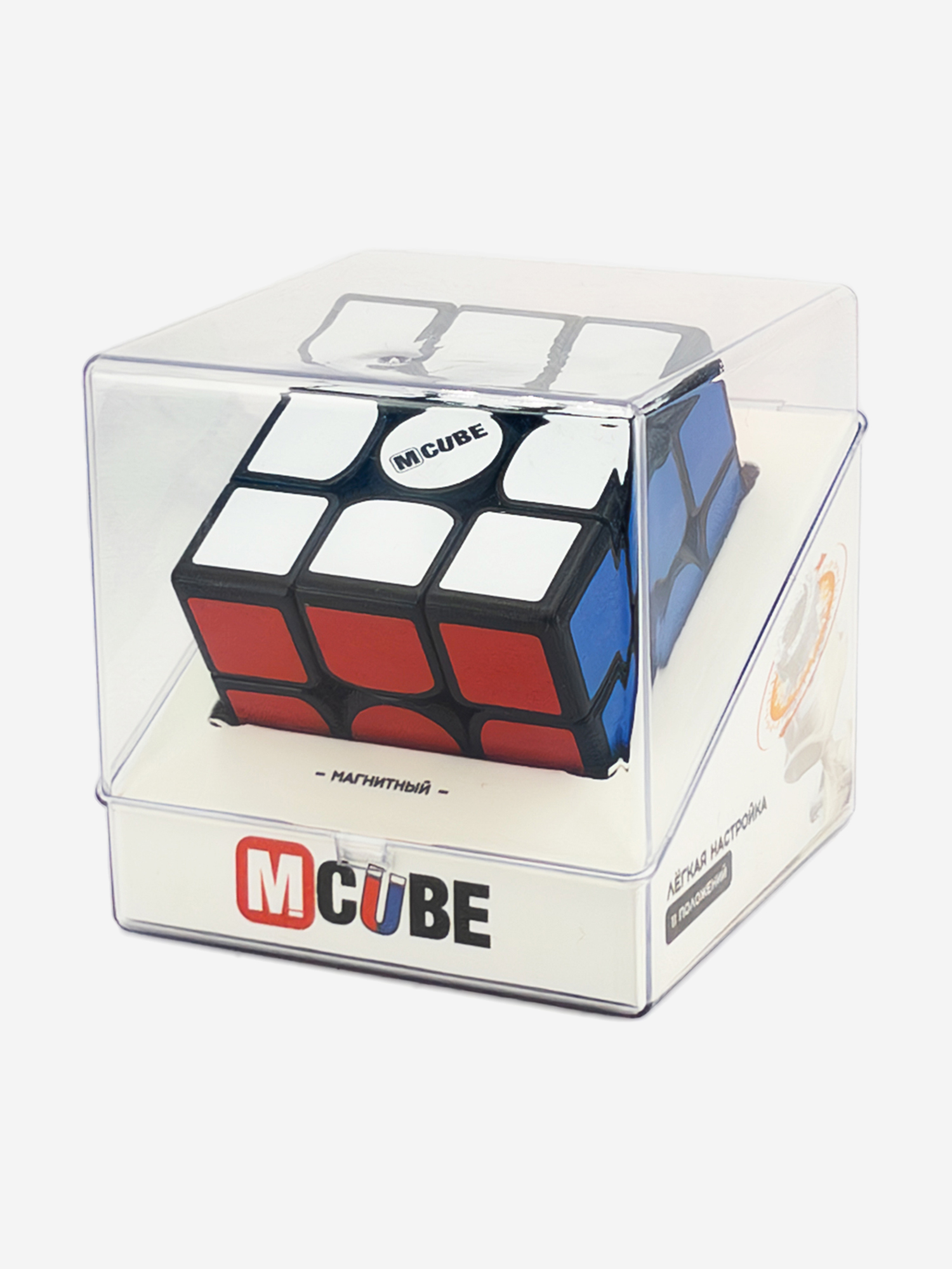 

Кубик Рубика 3x3 Магнитный M-CUBE, Черный