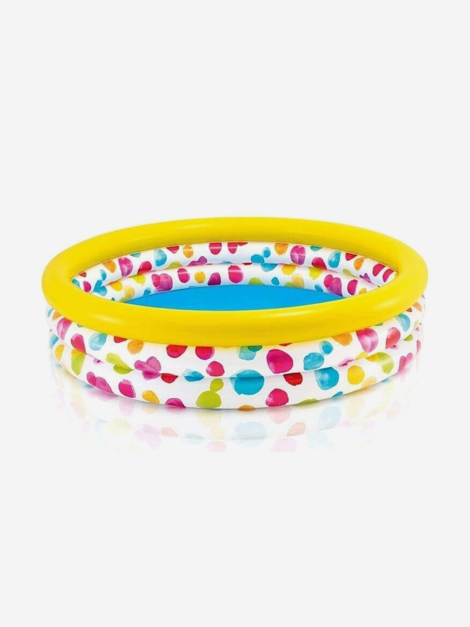 

Надувной бассейн для детей Intex 58449NP "Cool Dots Pool" 168х38см, 3+, Желтый